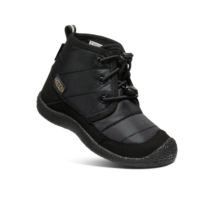 Little Kids' Howser II wasserdichte Chukka | Schwarz/Schwarz