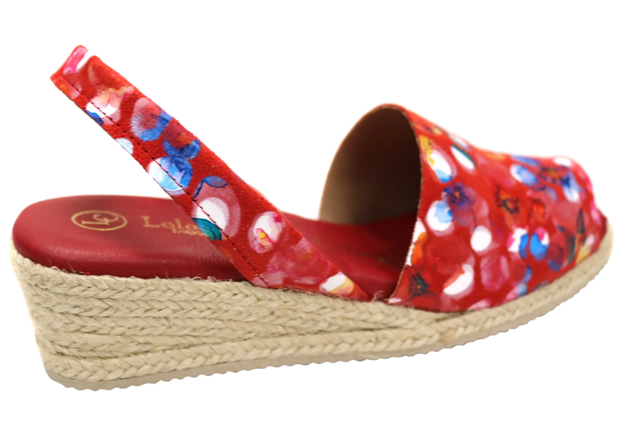 Lola Canales Solute Damen Spanische Ledere Keil-Espadrilles Sandalen Lola Canales Schuhe