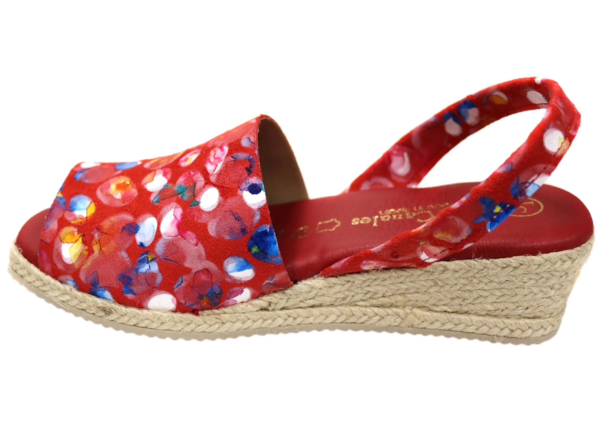 Lola Canales Solute Damen Spanische Ledere Keil-Espadrilles Sandalen Lola Canales Schuhe