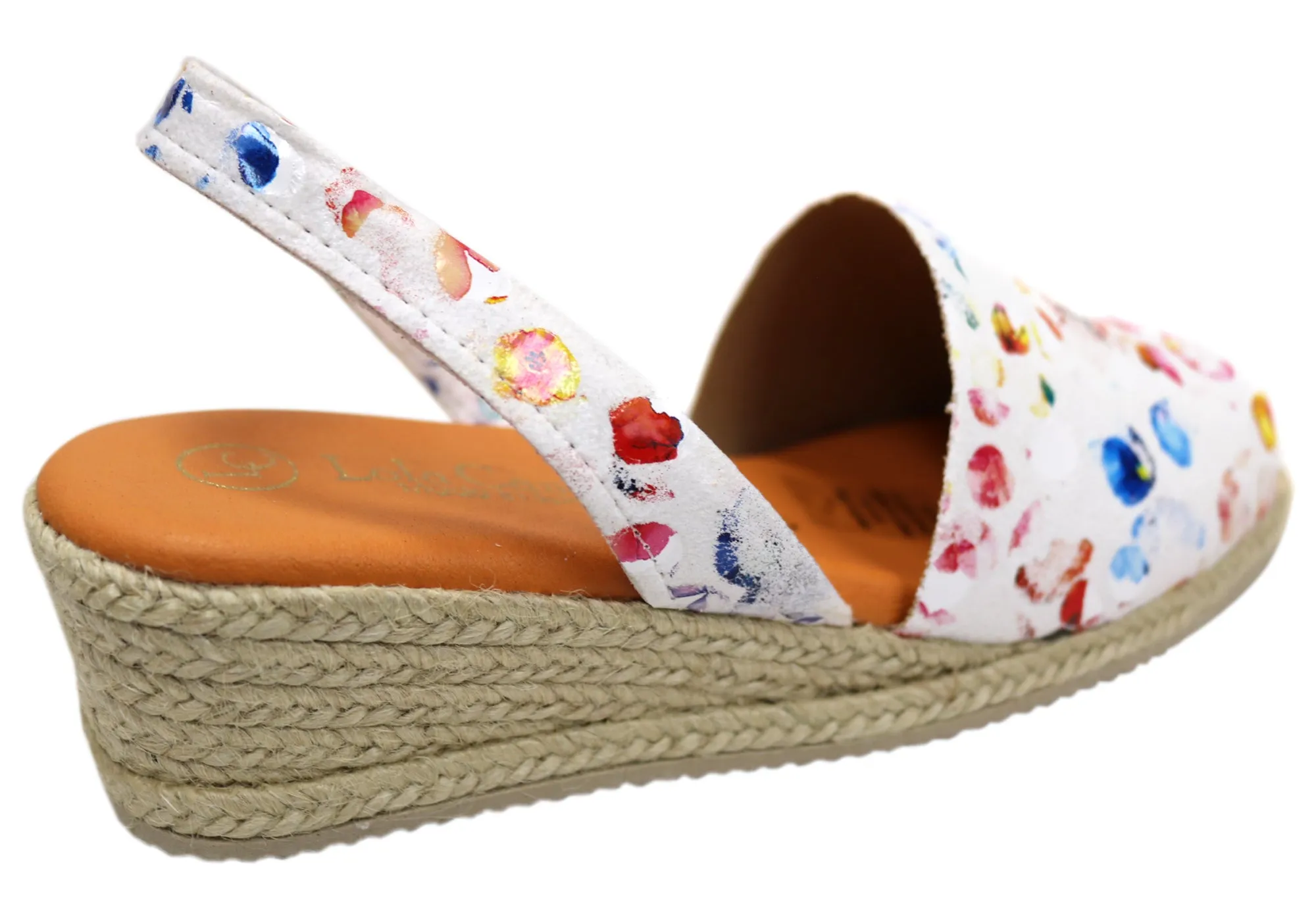 Lola Canales Solute Damen Spanische Ledere Keil-Espadrilles Sandalen Lola Canales Schuhe