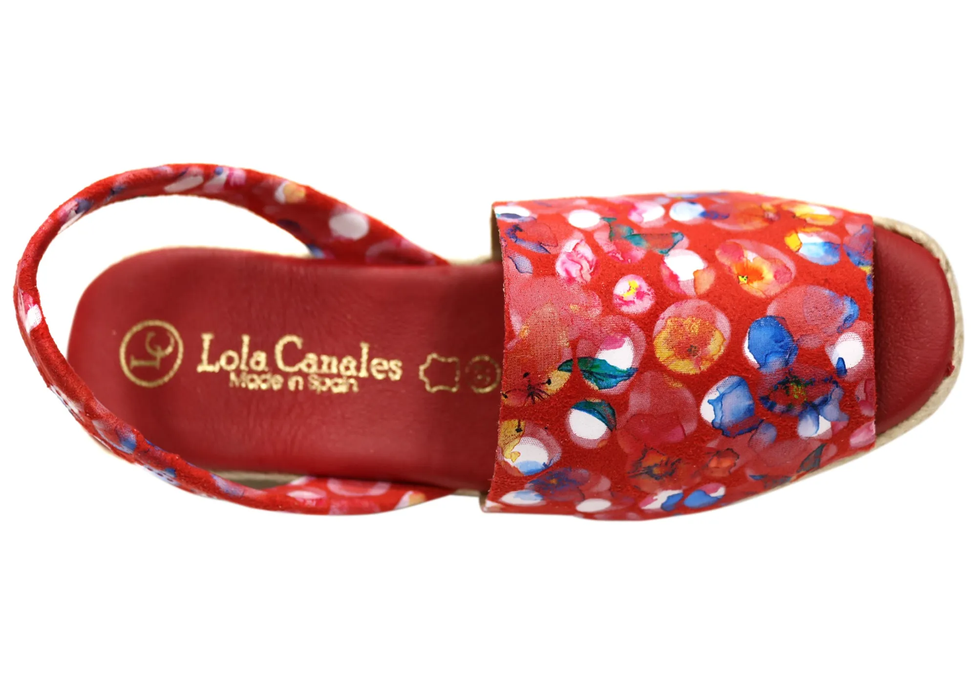 Lola Canales Solute Damen Spanische Ledere Keil-Espadrilles Sandalen Lola Canales Schuhe