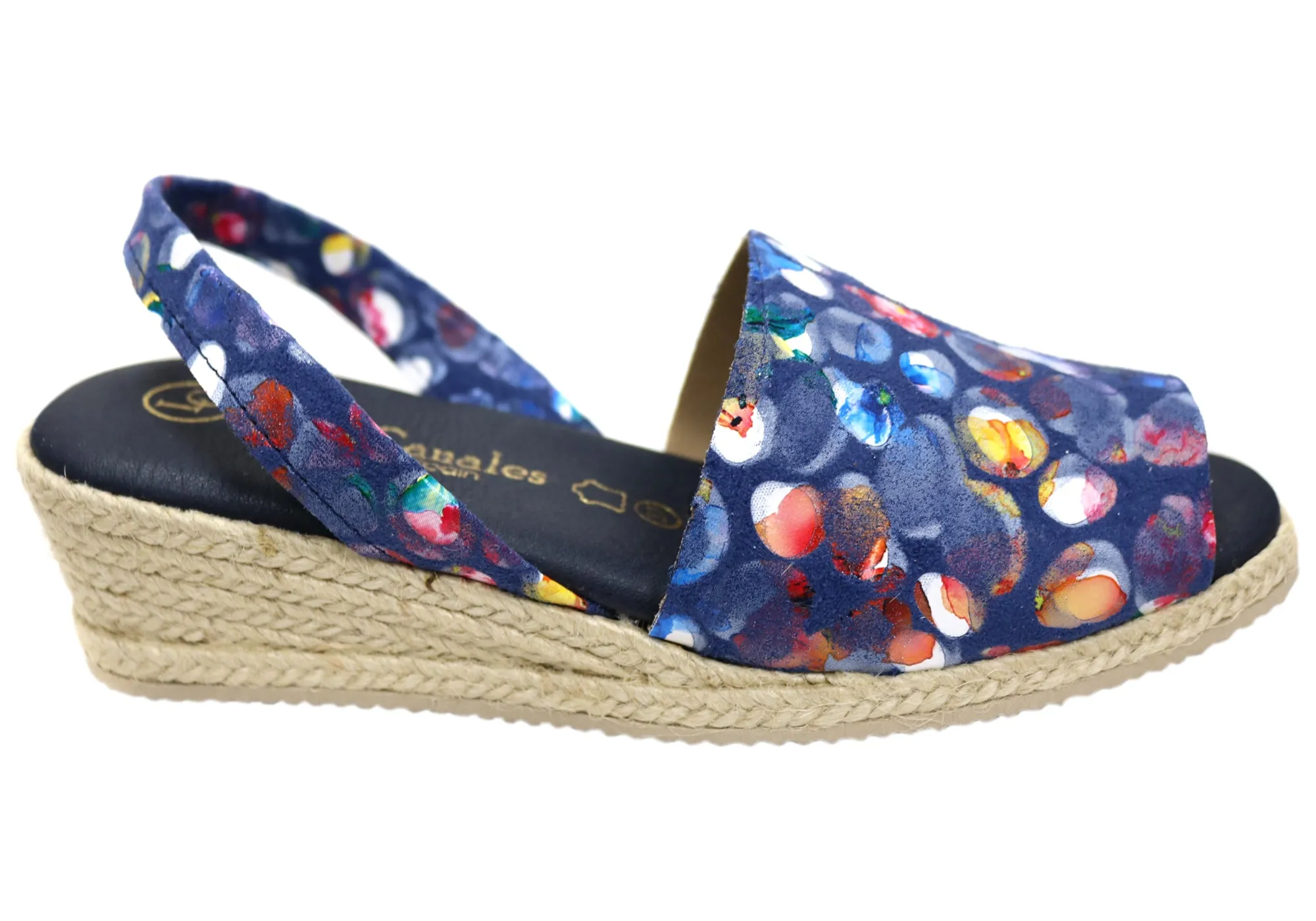 Lola Canales Solute Damen Spanische Ledere Keil-Espadrilles Sandalen Lola Canales Schuhe