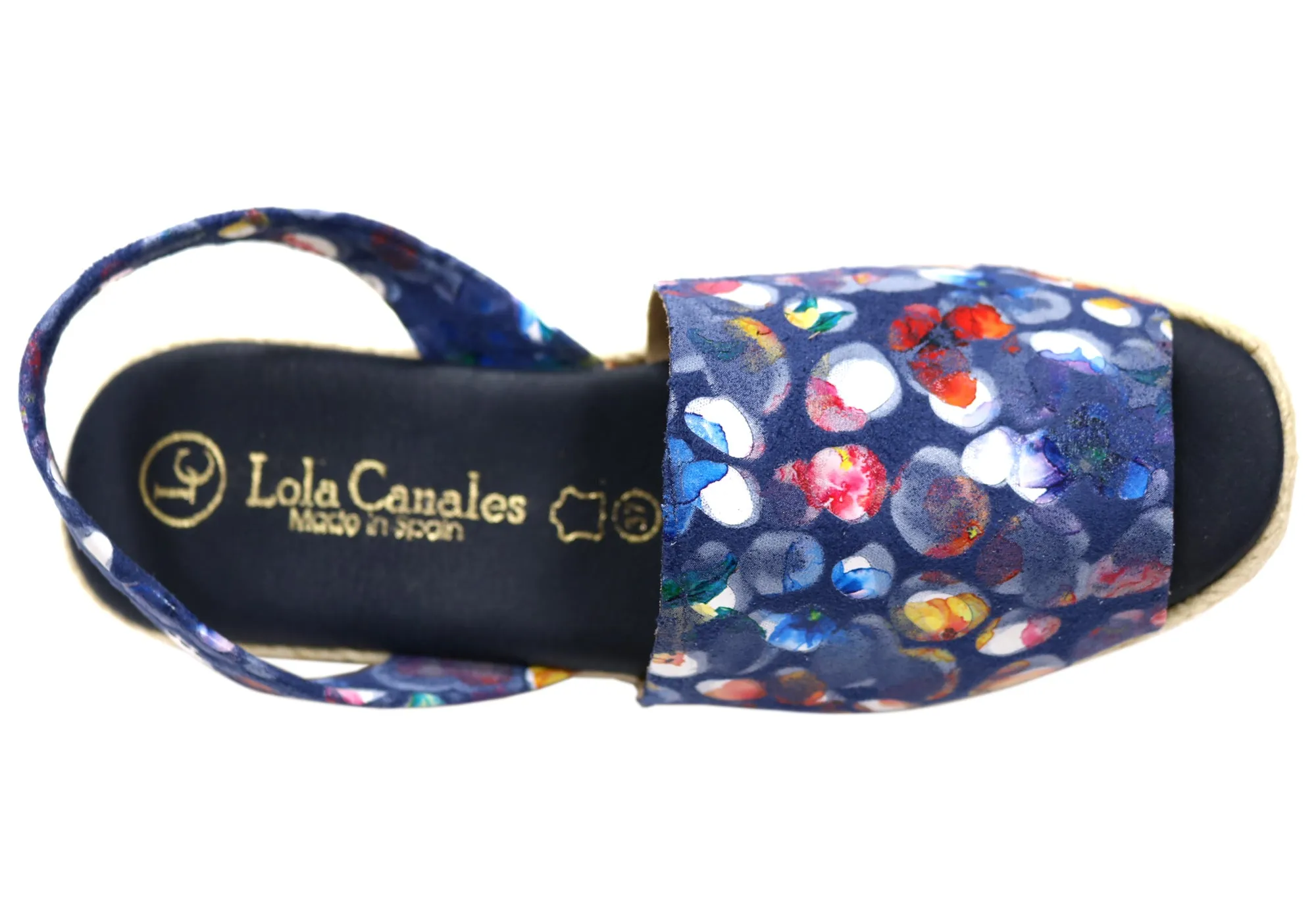 Lola Canales Solute Damen Spanische Ledere Keil-Espadrilles Sandalen Lola Canales Schuhe