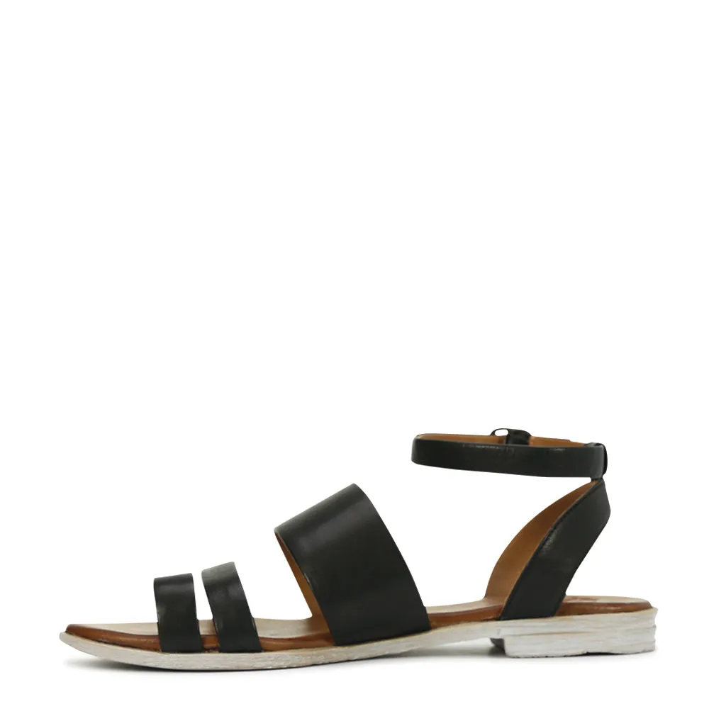 Loui Leder-Sandalen mit Knöchelriemen