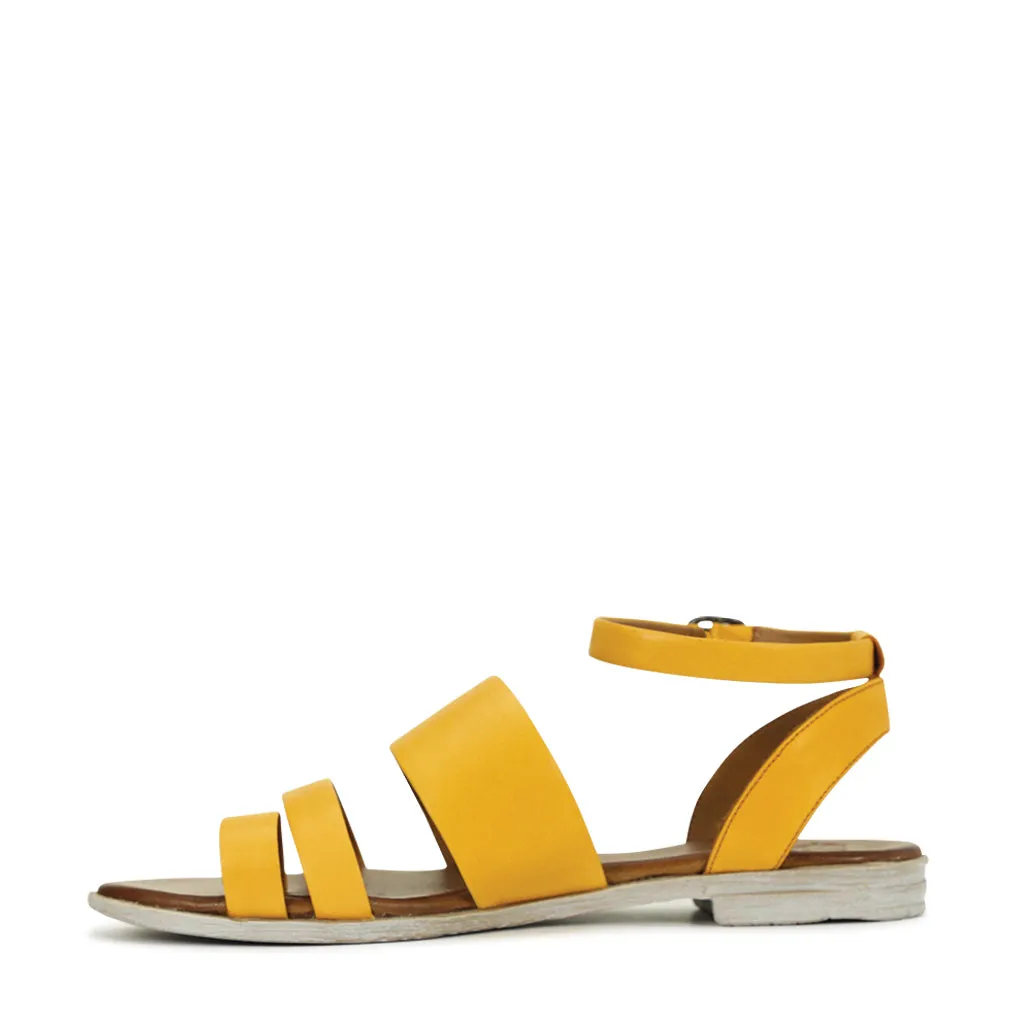 Loui Leder-Sandalen mit Knöchelriemen