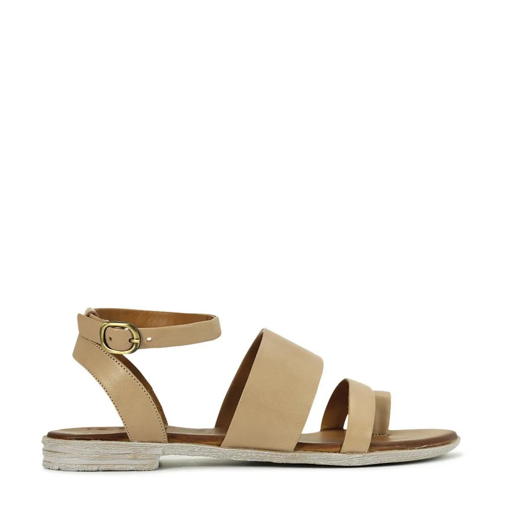 Loui Leder-Sandalen mit Knöchelriemen