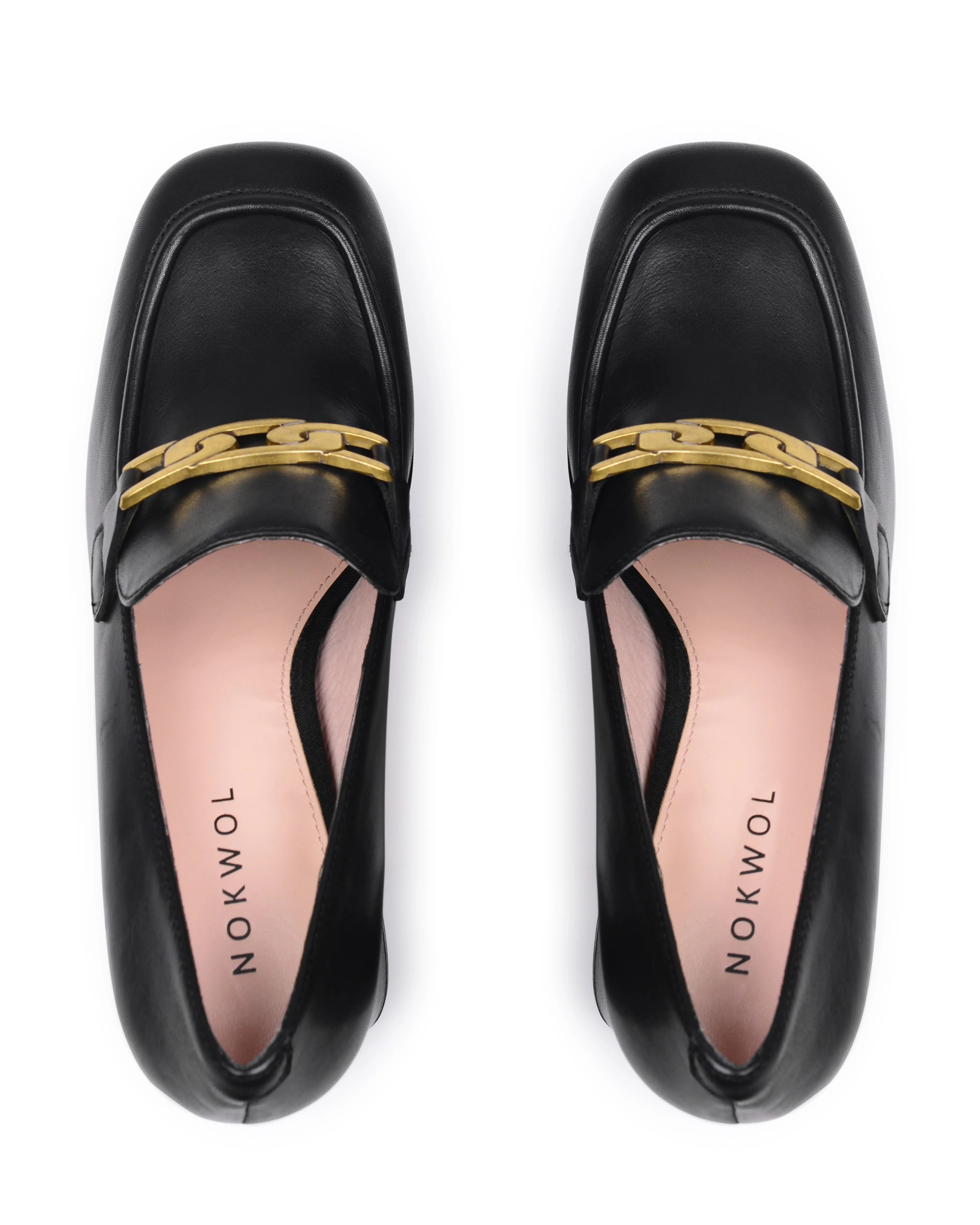 Lulu Black Waxy Leder