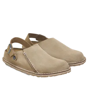 Lutry Premium Wildleder Sandalen in Grau-Taupe
