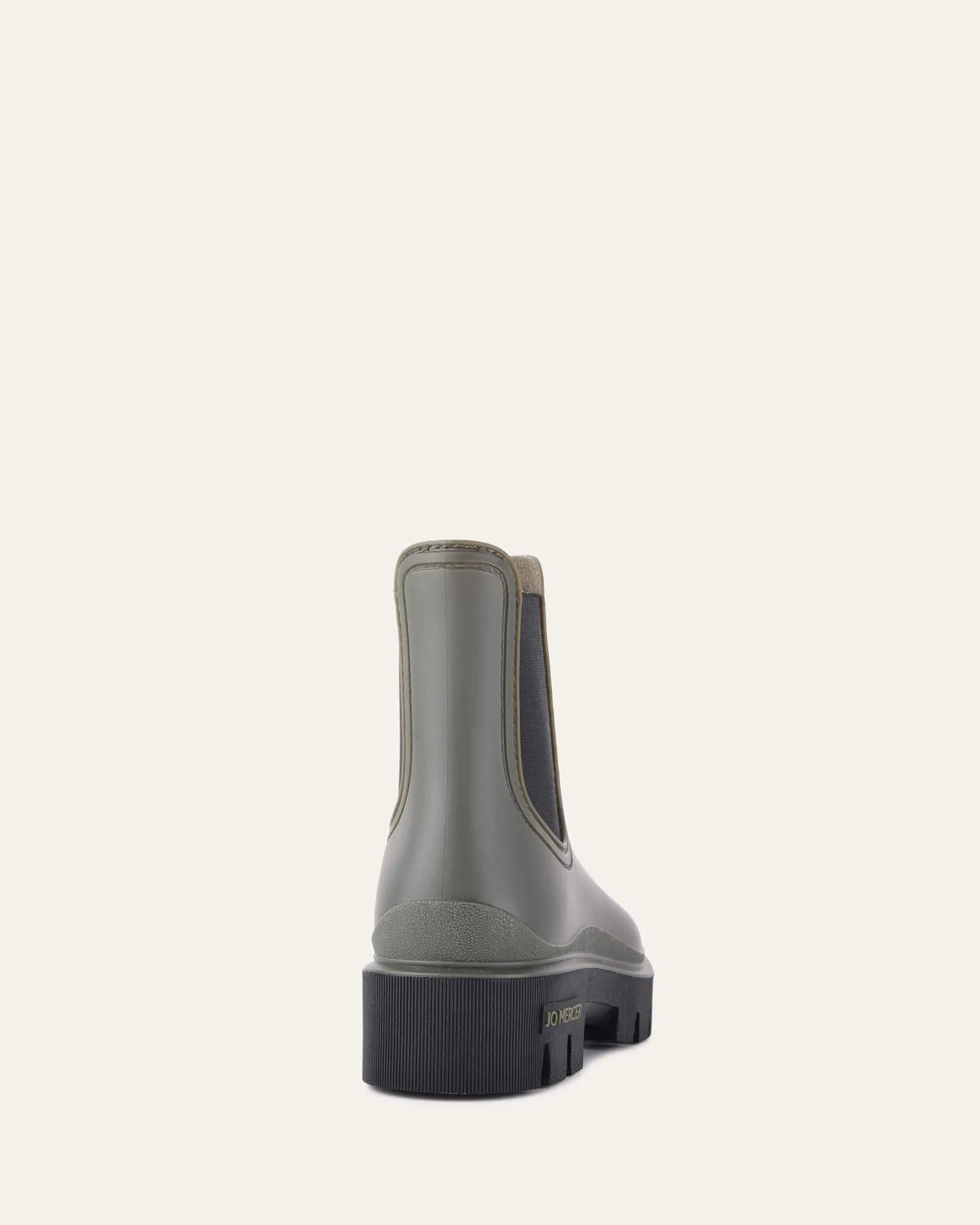 MAEVA FLACHER KNÖCHELSTIEFEL KHAKI GUMMI