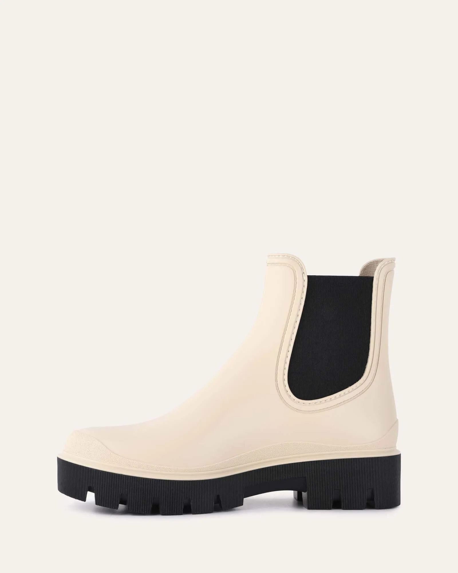 MAEVA FLACHER KNÖCHELSTIEFEL SAND GUMMI