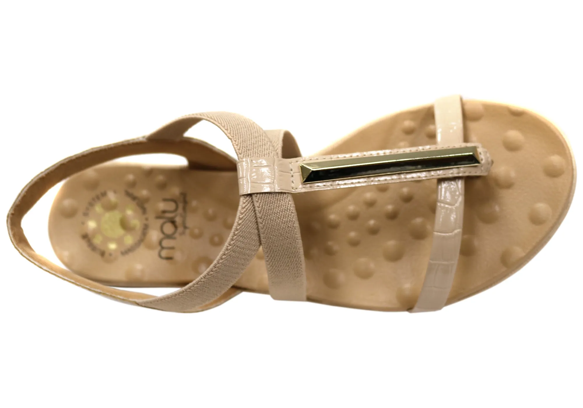 Malu Supercomfort Jodie Damen Bequeme Sandalen Hergestellt in Brasilien Malu Supercomfort Schuhe
