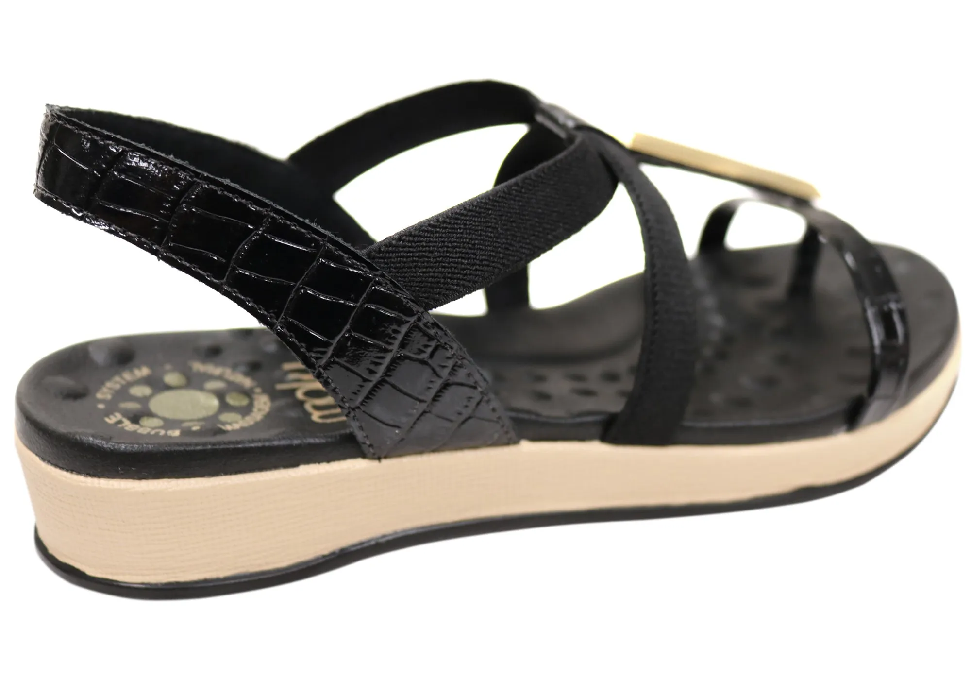 Malu Supercomfort Jodie Damen Bequeme Sandalen Hergestellt in Brasilien Malu Supercomfort Schuhe