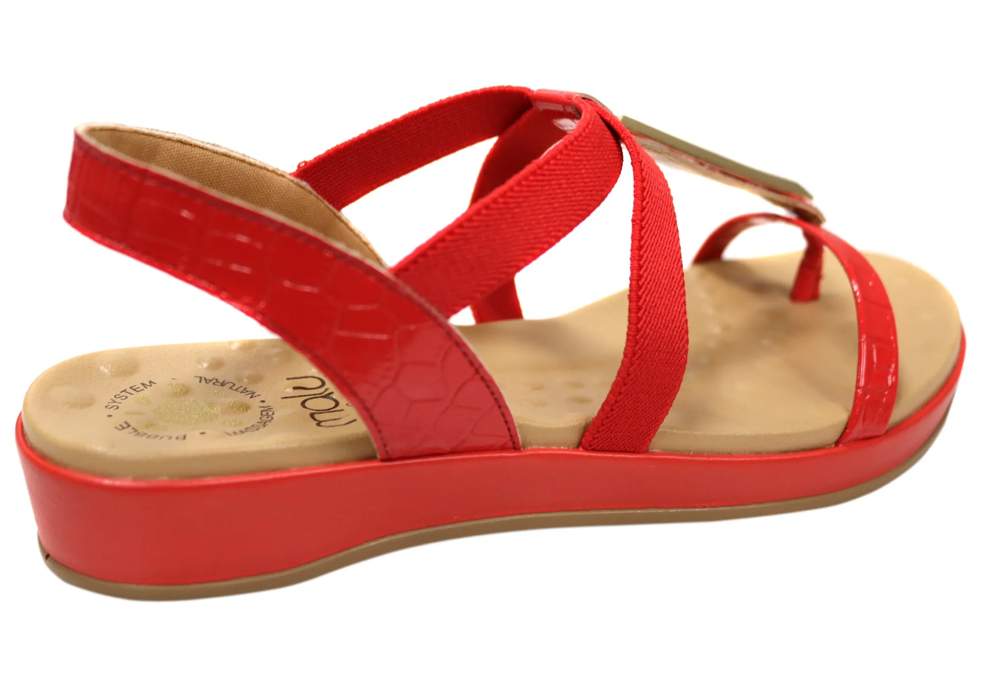 Malu Supercomfort Jodie Damen Bequeme Sandalen Hergestellt in Brasilien Malu Supercomfort Schuhe