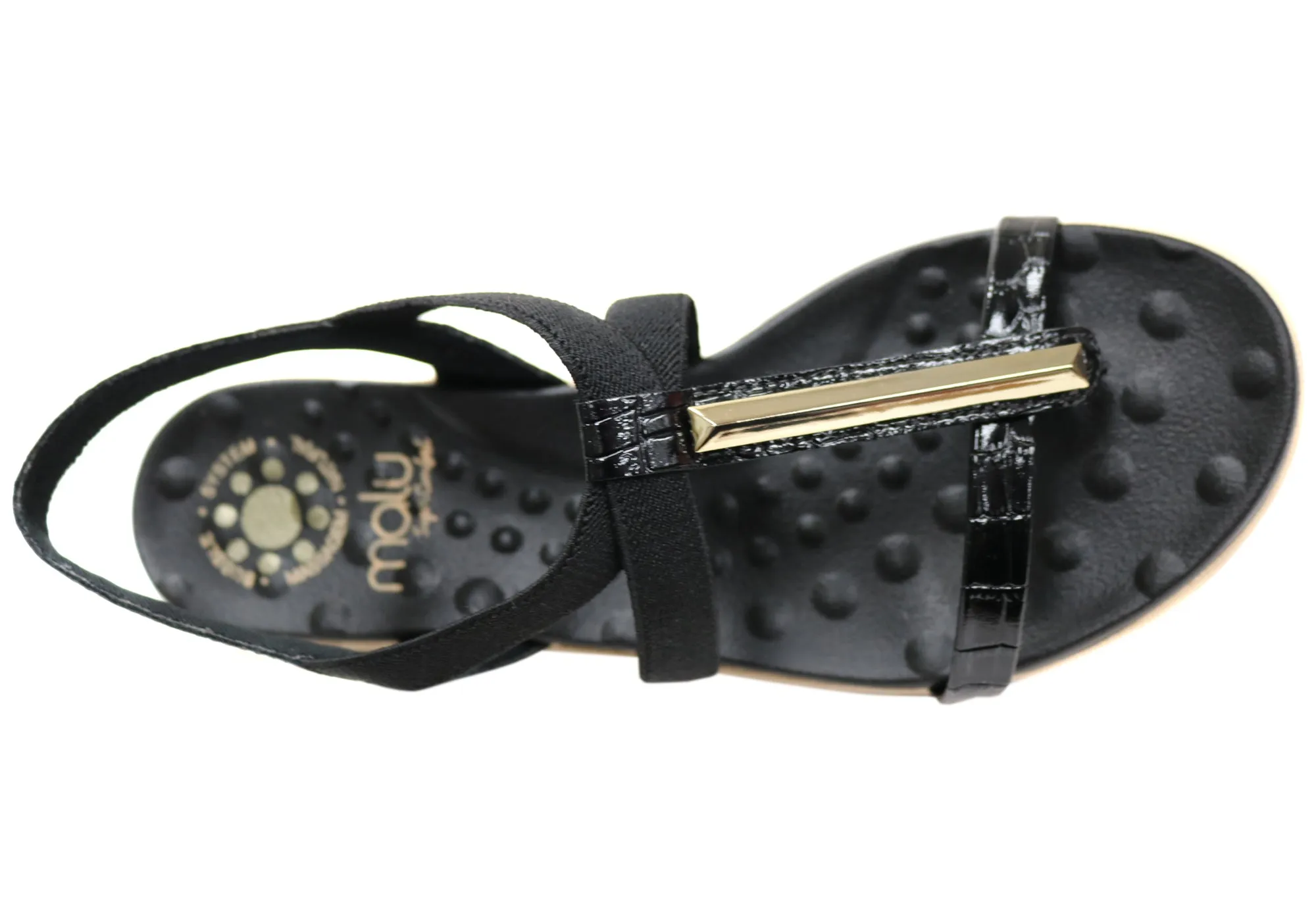 Malu Supercomfort Jodie Damen Bequeme Sandalen Hergestellt in Brasilien Malu Supercomfort Schuhe