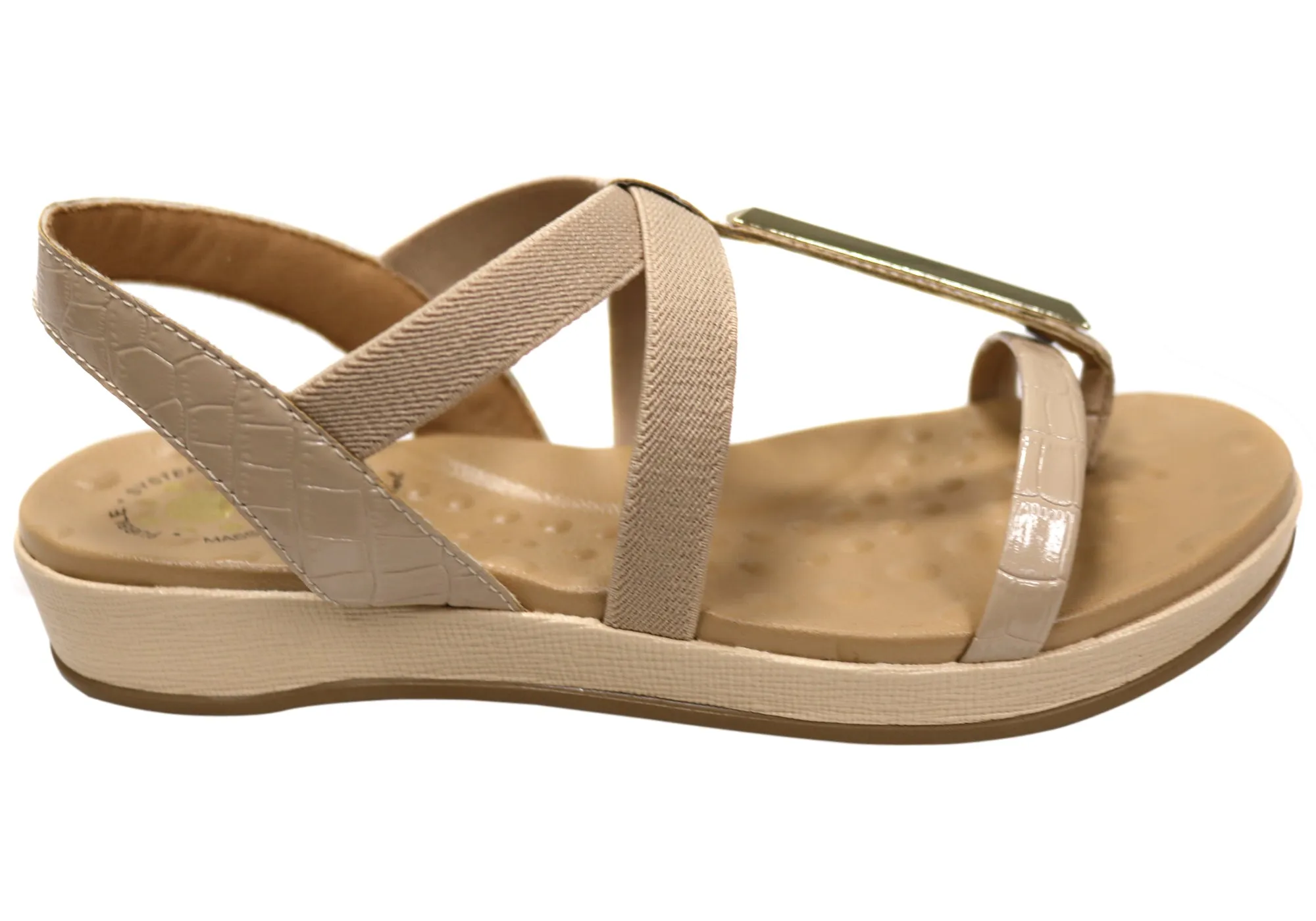 Malu Supercomfort Jodie Damen Bequeme Sandalen Hergestellt in Brasilien Malu Supercomfort Schuhe
