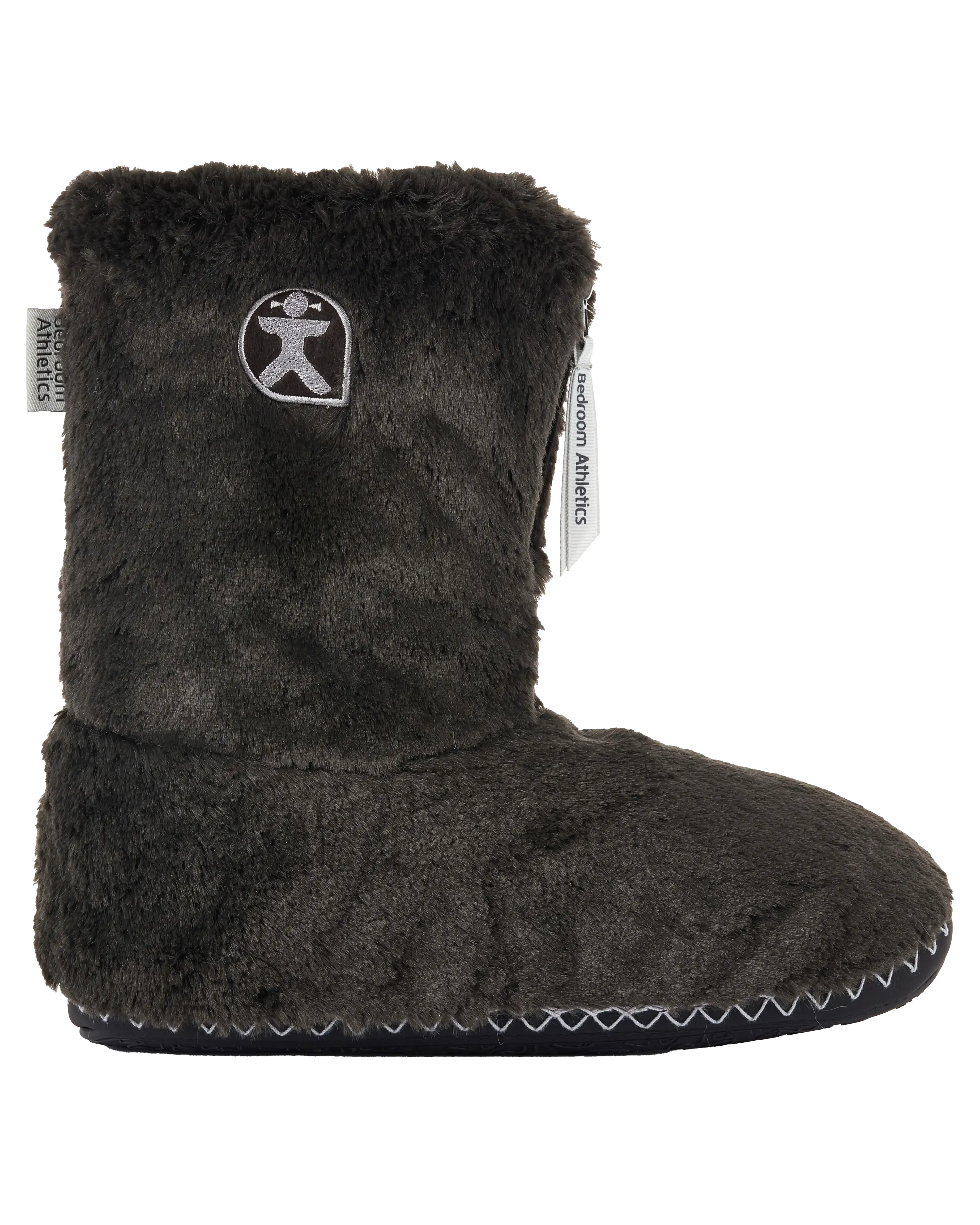 Marilyn Classic Faux-Fur Pantoffelstiefel in Anthrazit