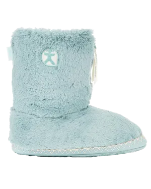 Marilyn Classic Faux-Fur Pantoffelstiefel in Seegras