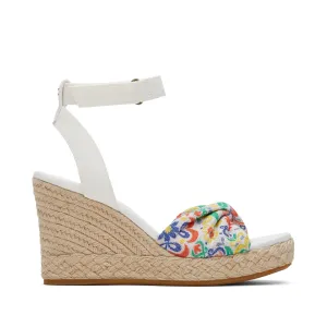 Marisela Mittelmeer-Fliesen Keil-Sandalette