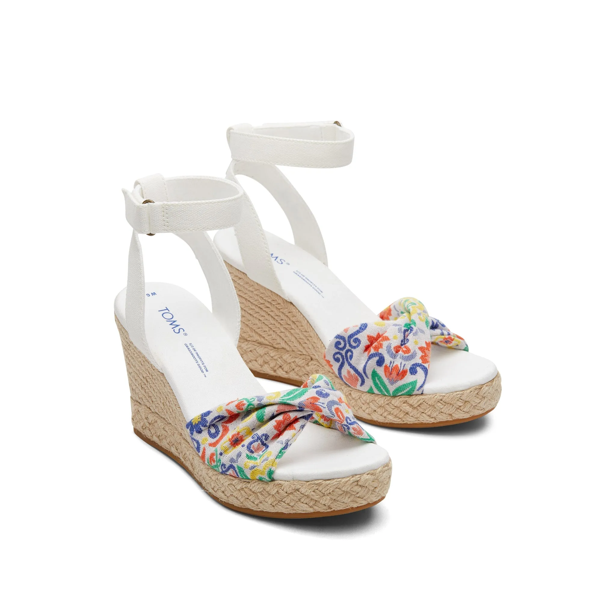 Marisela Mittelmeer-Fliesen Keil-Sandalette
