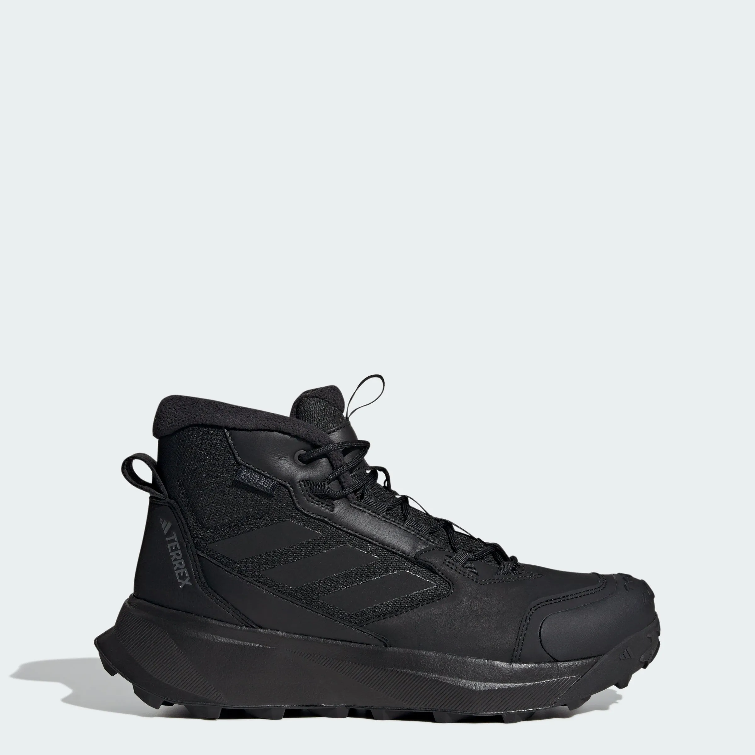 Herren adidas Terrex Winter Leder Stiefel mit mittlerer Schafthöhe, regen- und kältebeständig, Hey Dude Schuhe