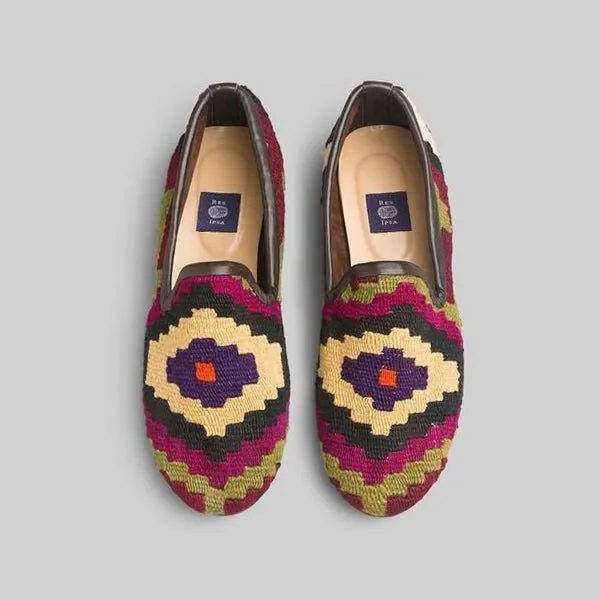 Herren-Kilim-Loafer Größe 12