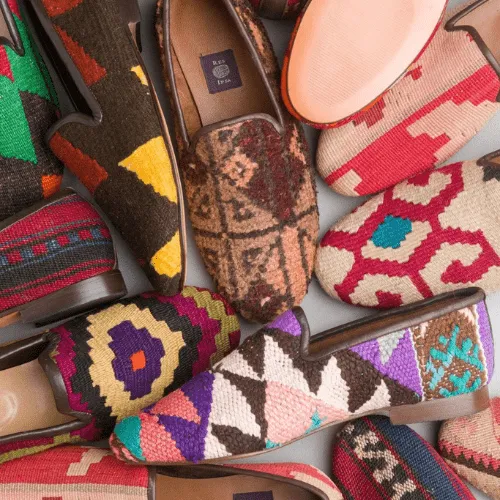 Herren-Kilim-Loafer Größe 13