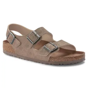 Herren Milano Vegan Sandale in Wüstenstaub/grauem Taupe