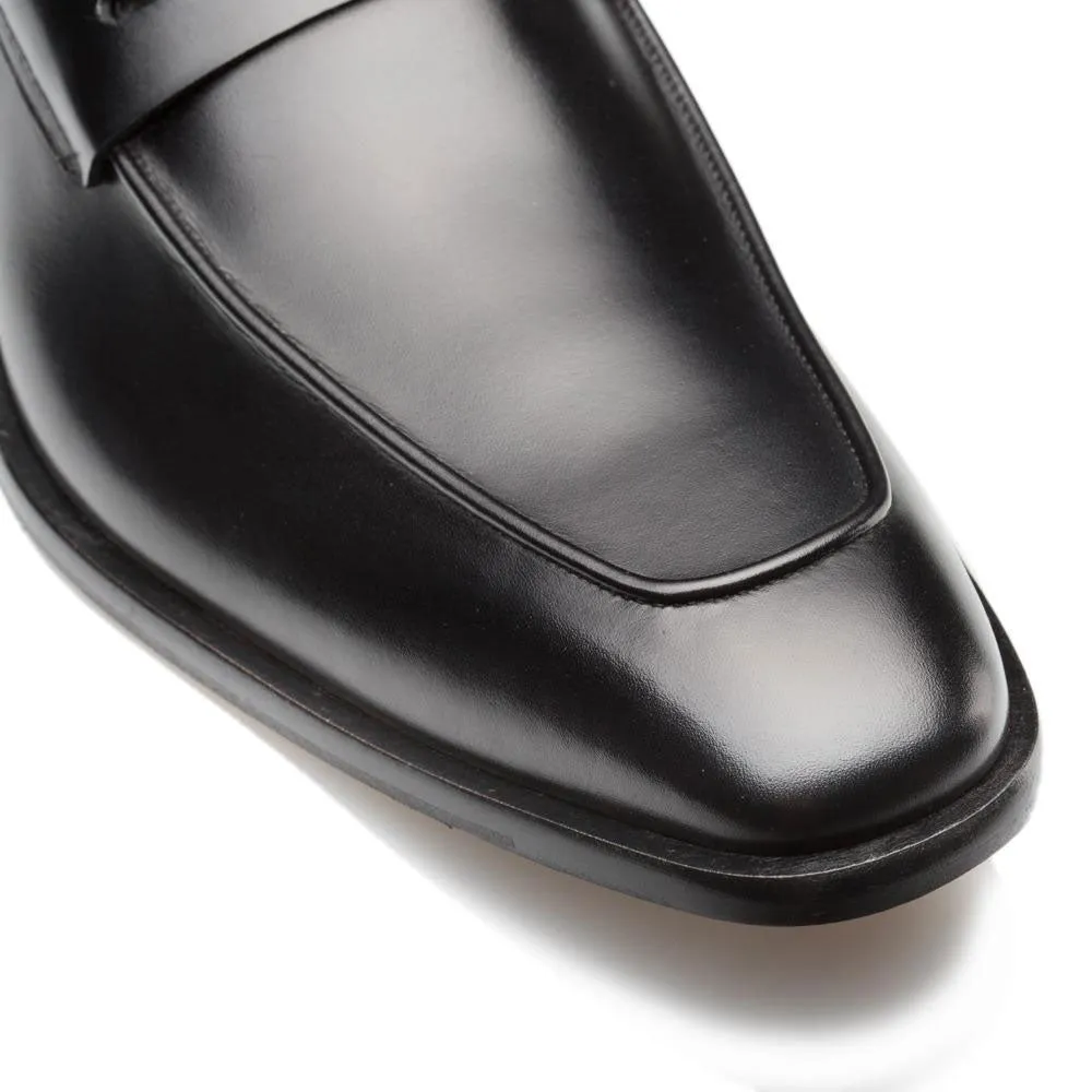 Mezlan Penny Loafer aus Kalbsleder in Schwarz