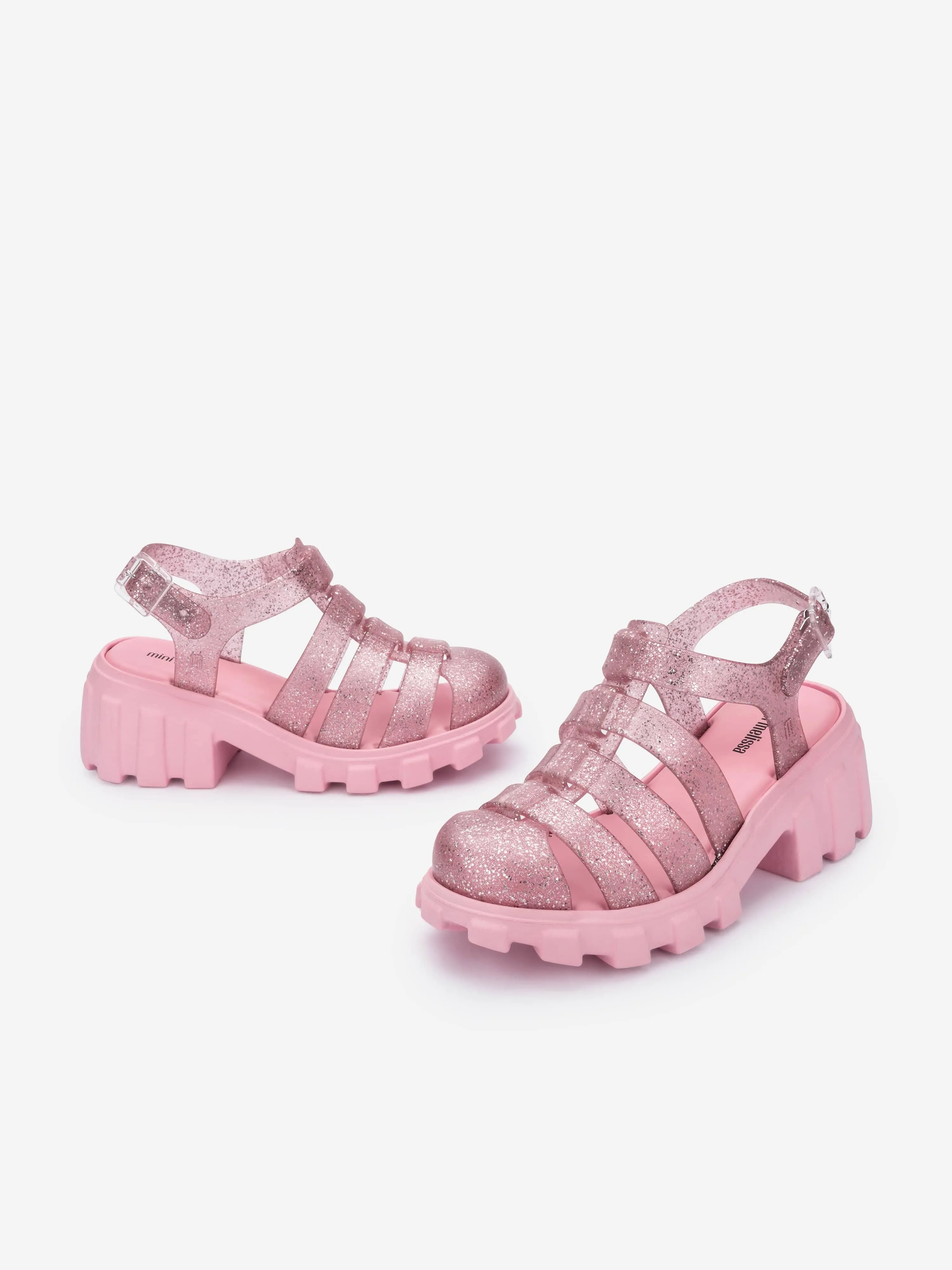 Mini Melissa Mädchen Megan Sandalen in Rosa