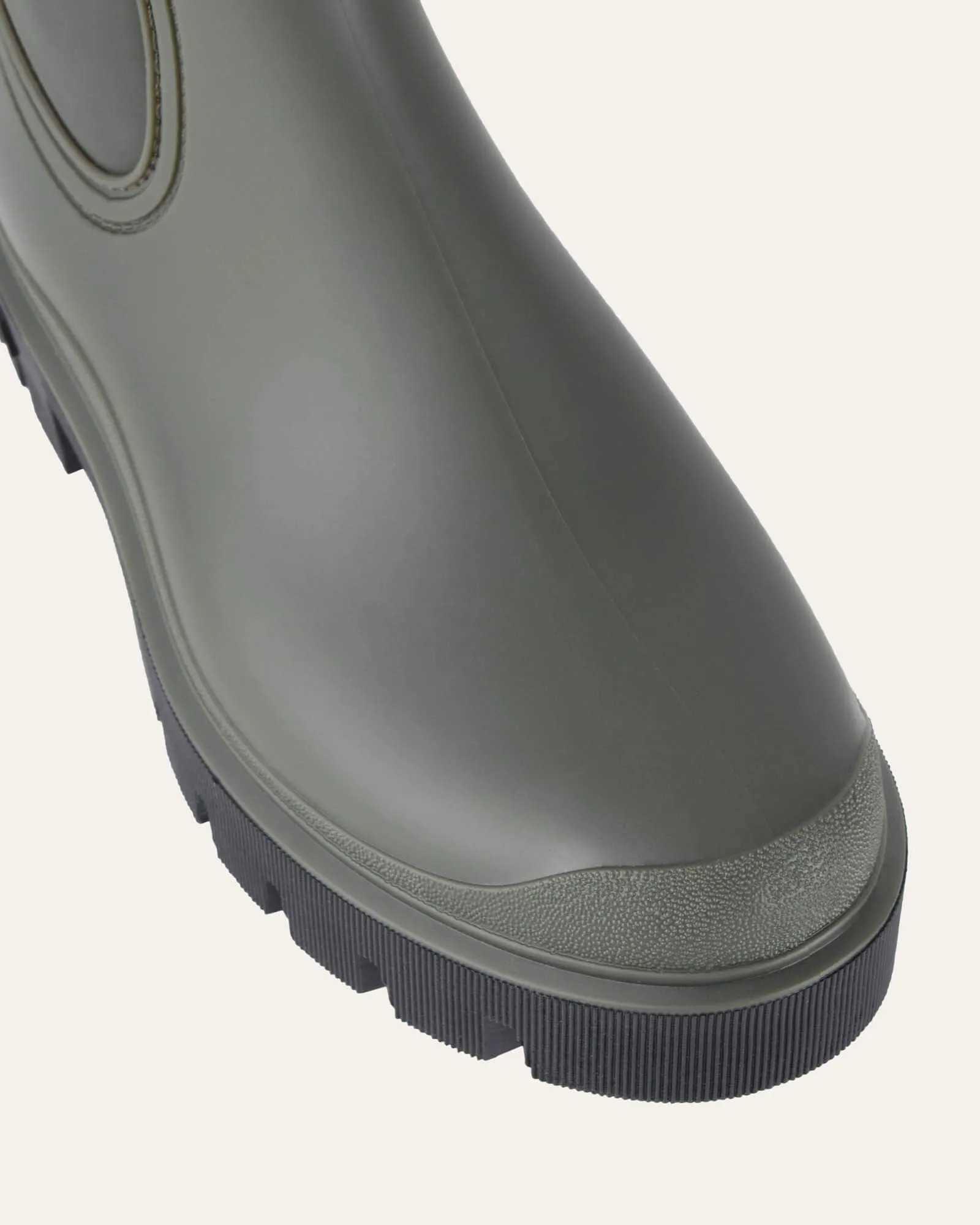 MINK KALB STIEFEL KHAKI GUMMI