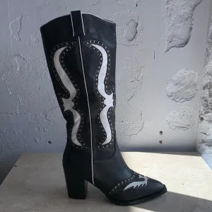 Mollini Lurva Schuhe in Schwarz/Weiß_Mollini