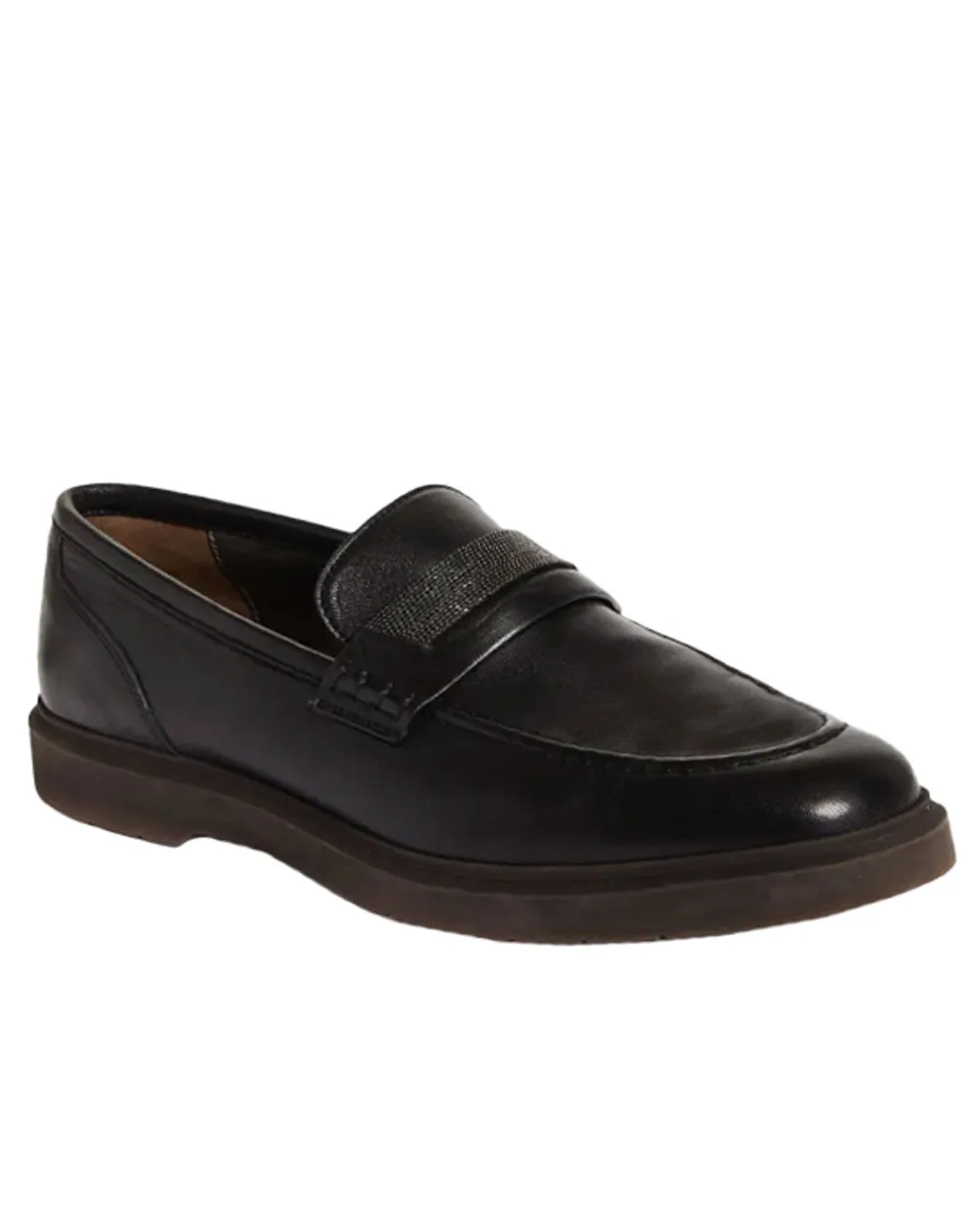 Monili Penny Loafer in Schwarz