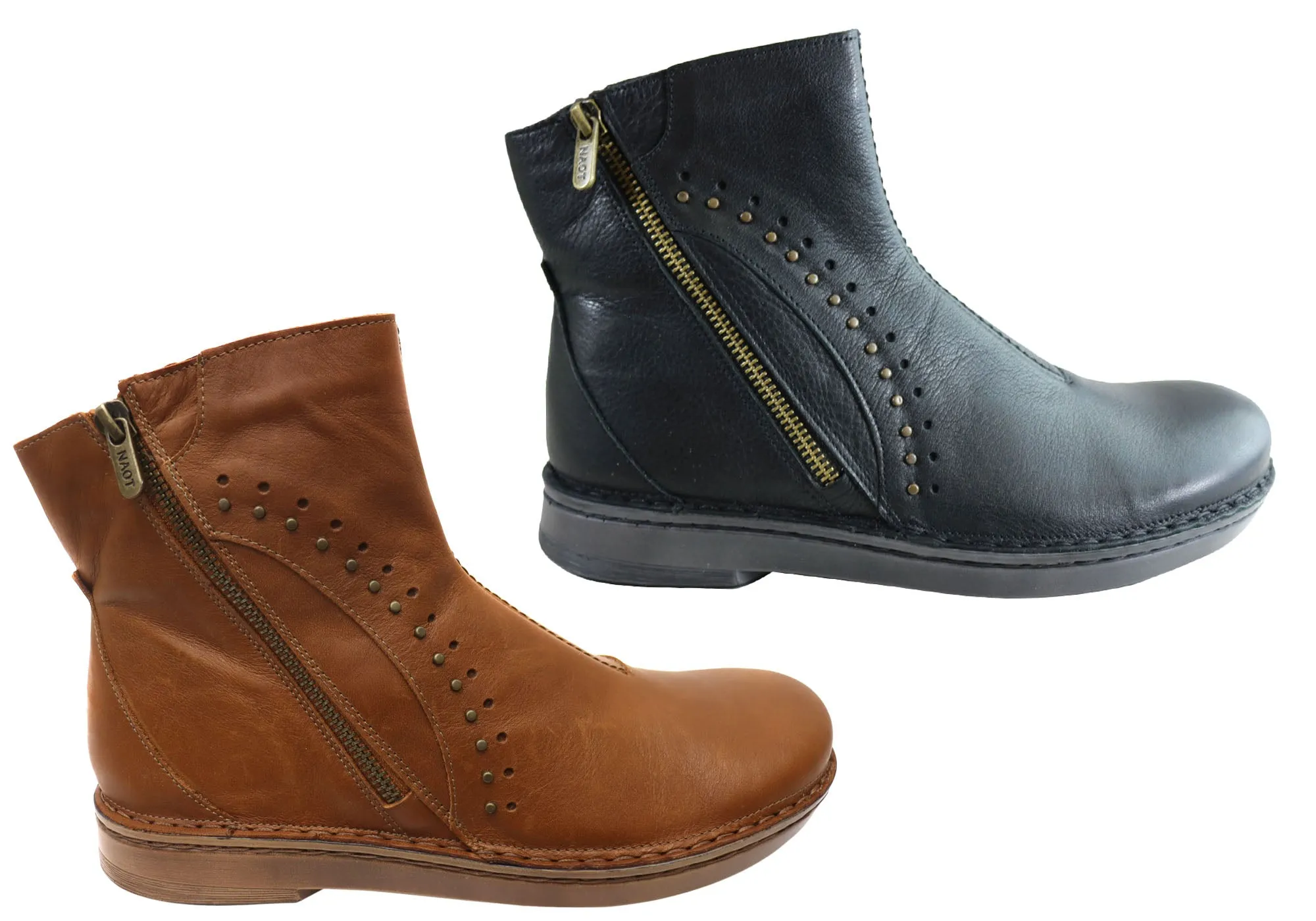 Naot Cetona Damen Weite Leder Bequeme Stützende Knöchelstiefel Naot Schuhe