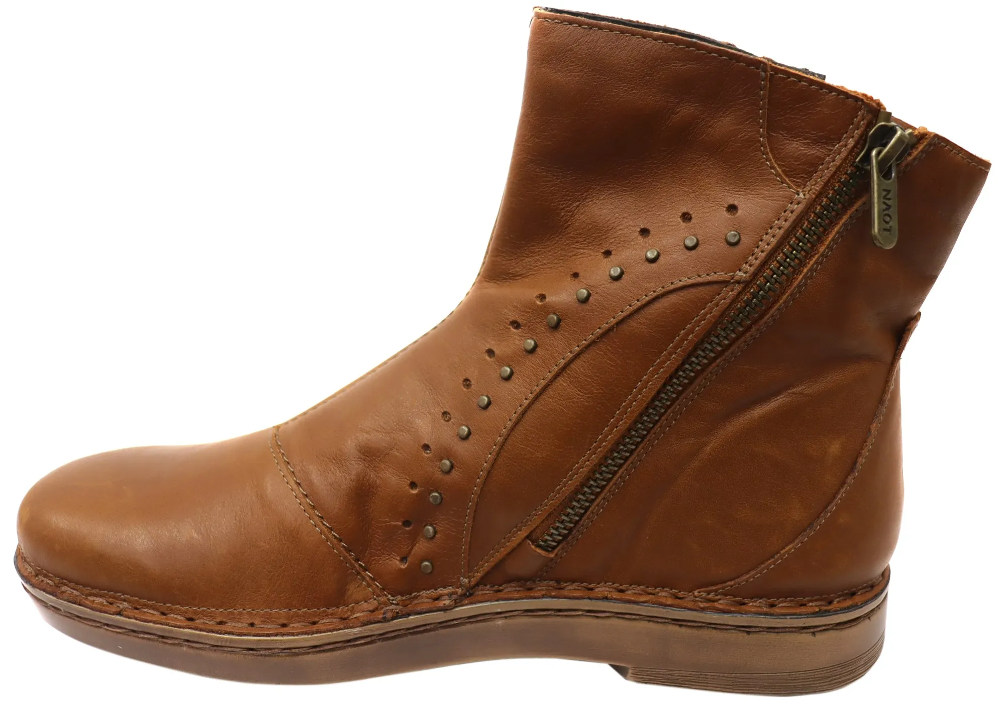 Naot Cetona Damen Weite Leder Bequeme Stützende Knöchelstiefel Naot Schuhe