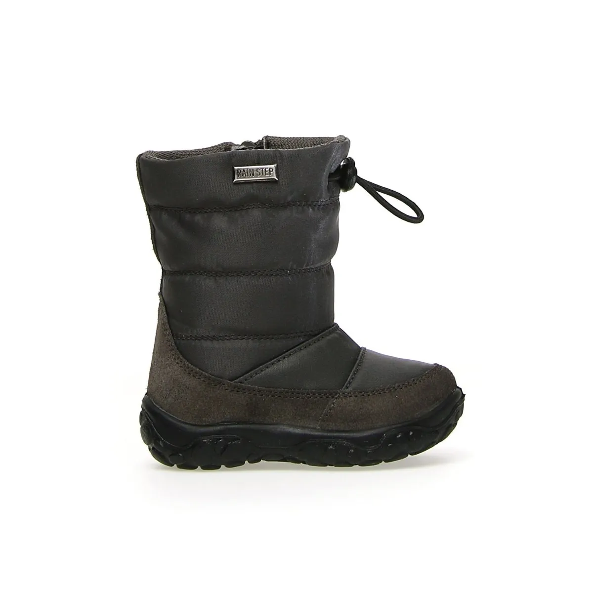 Naturino Kleinkindschuhe (Größen 21-26) Poznurr Grauer Stoff Wasserdichte Stiefel Naturino Kinderschuhe