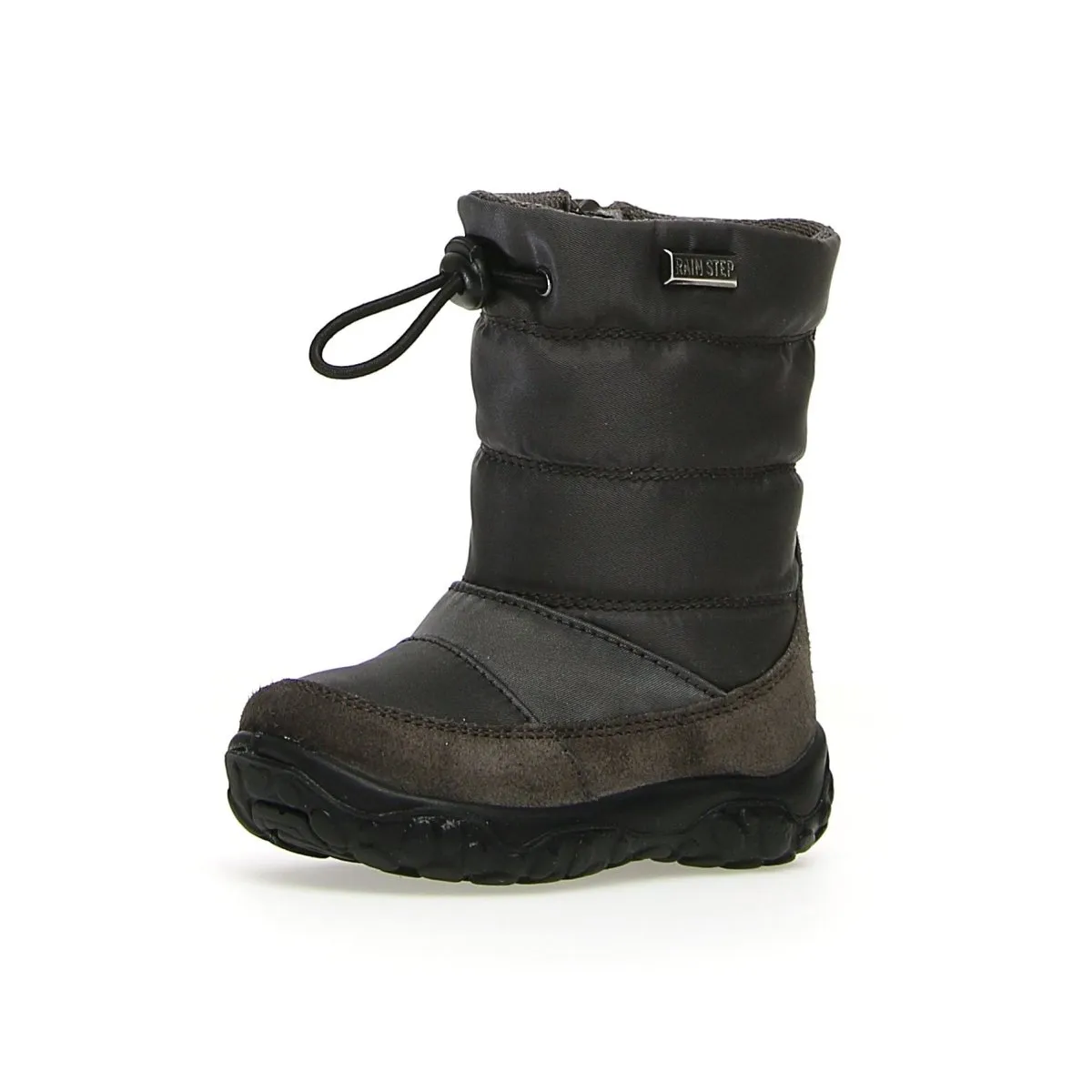 Naturino Kleinkindschuhe (Größen 21-26) Poznurr Grauer Stoff Wasserdichte Stiefel Naturino Kinderschuhe