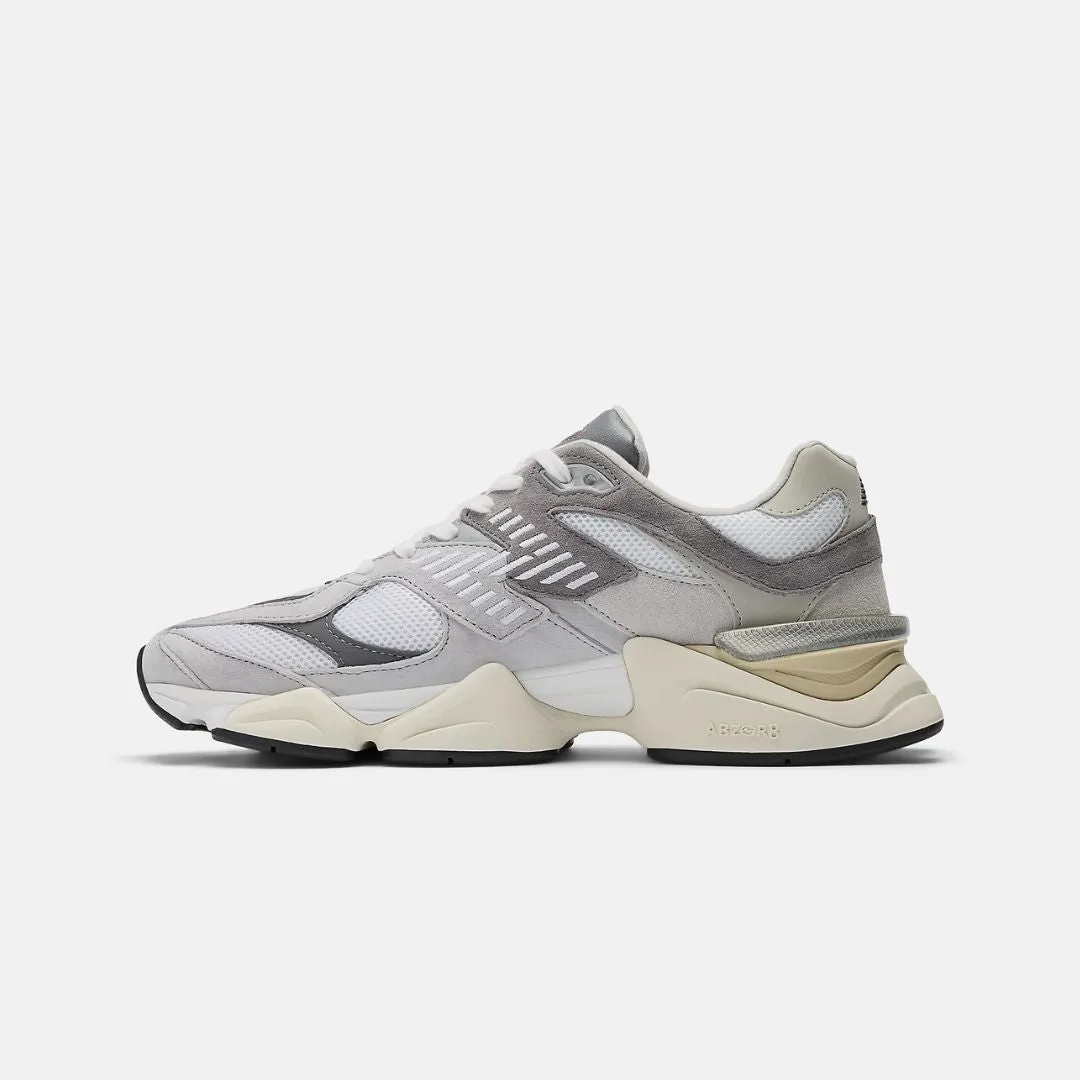 New Balance 9060 Regenwolke & Castlerock Weiß
