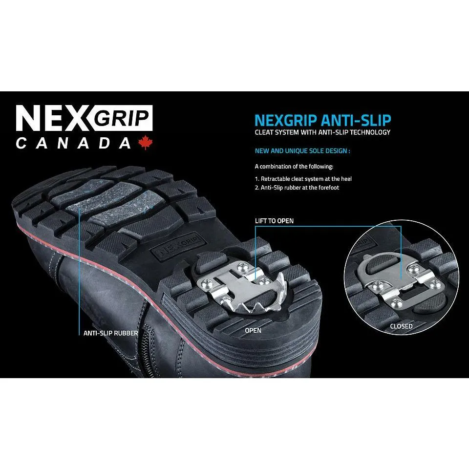 NEXGRIP ICE BADLAND MIT CLEAT FÜR HERREN IN MITTELER UND WEITER PASSFORM - ENDVERKAUF!