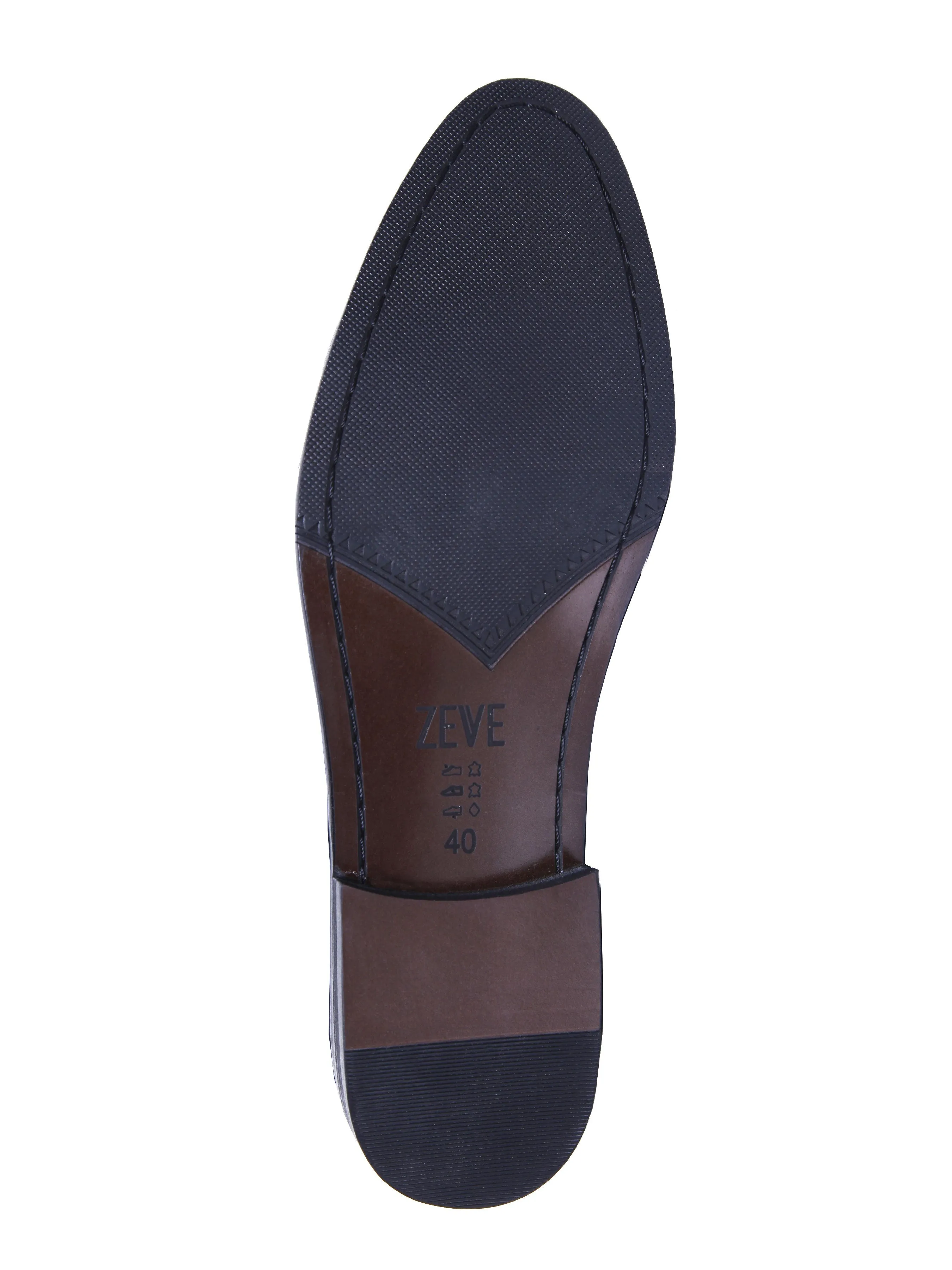 Noel Belgische Loafer mit Quaste - Einfarbig Schwarz