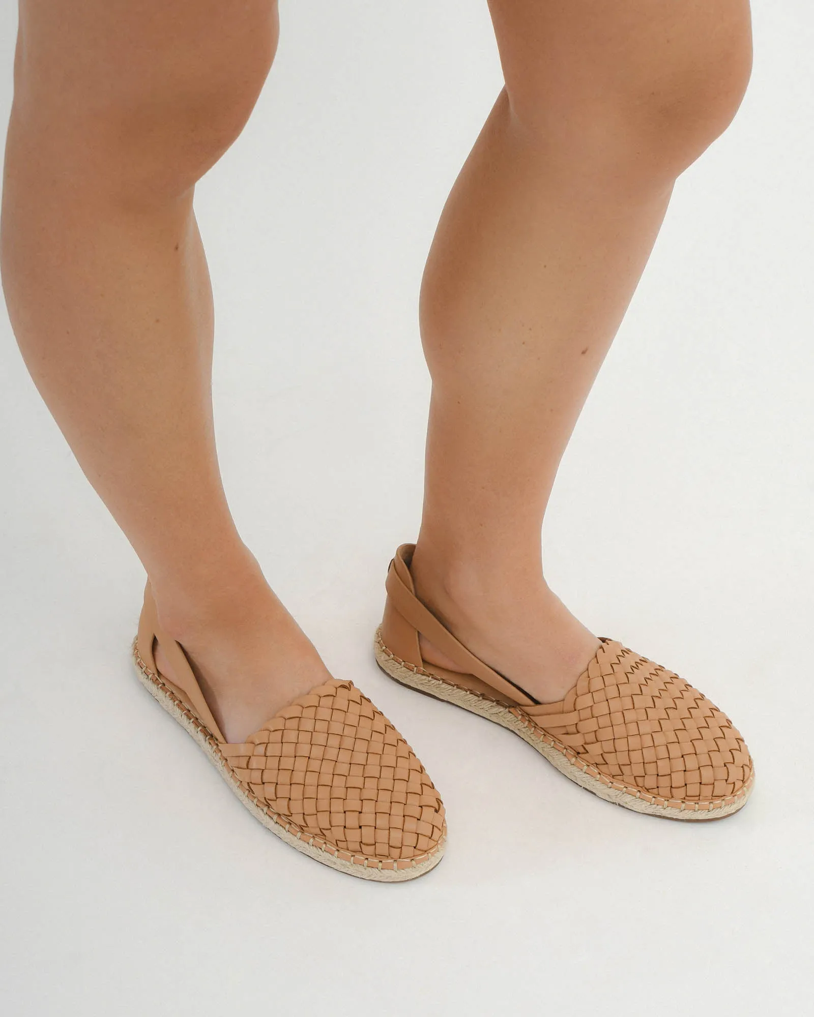 OAKLEY LOAFERS BRAUN RAFFIA