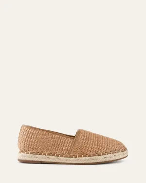 OAKLEY LOAFERS BRAUN RAFFIA