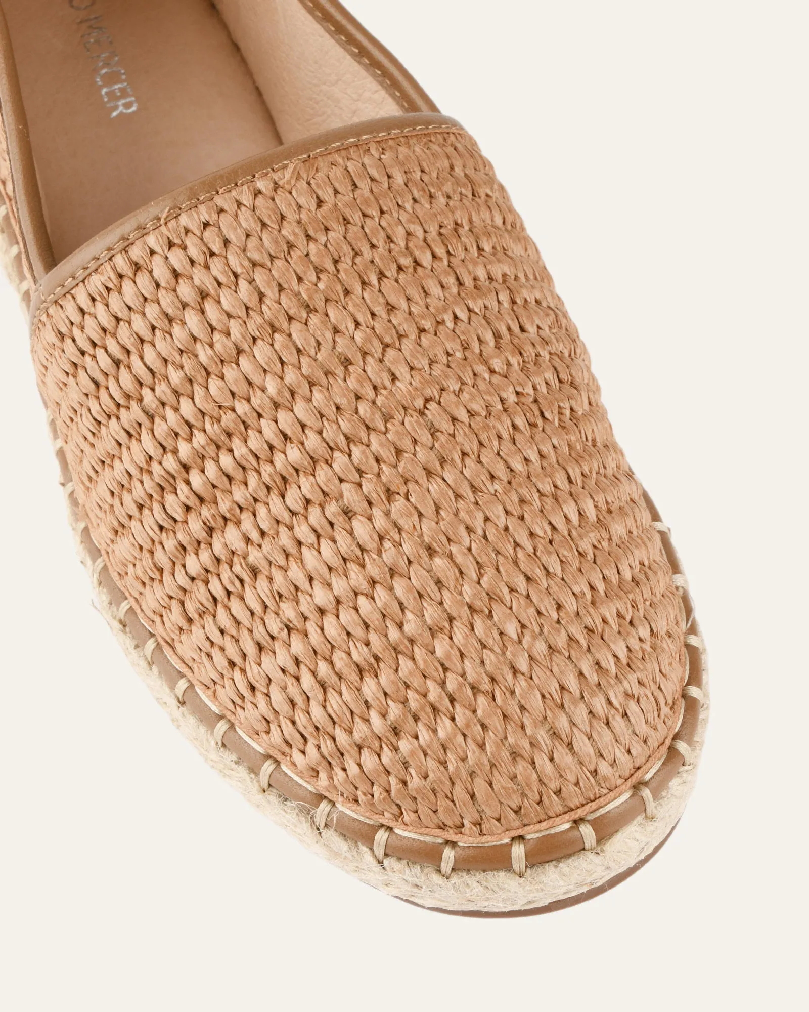 OAKLEY LOAFERS BRAUN RAFFIA