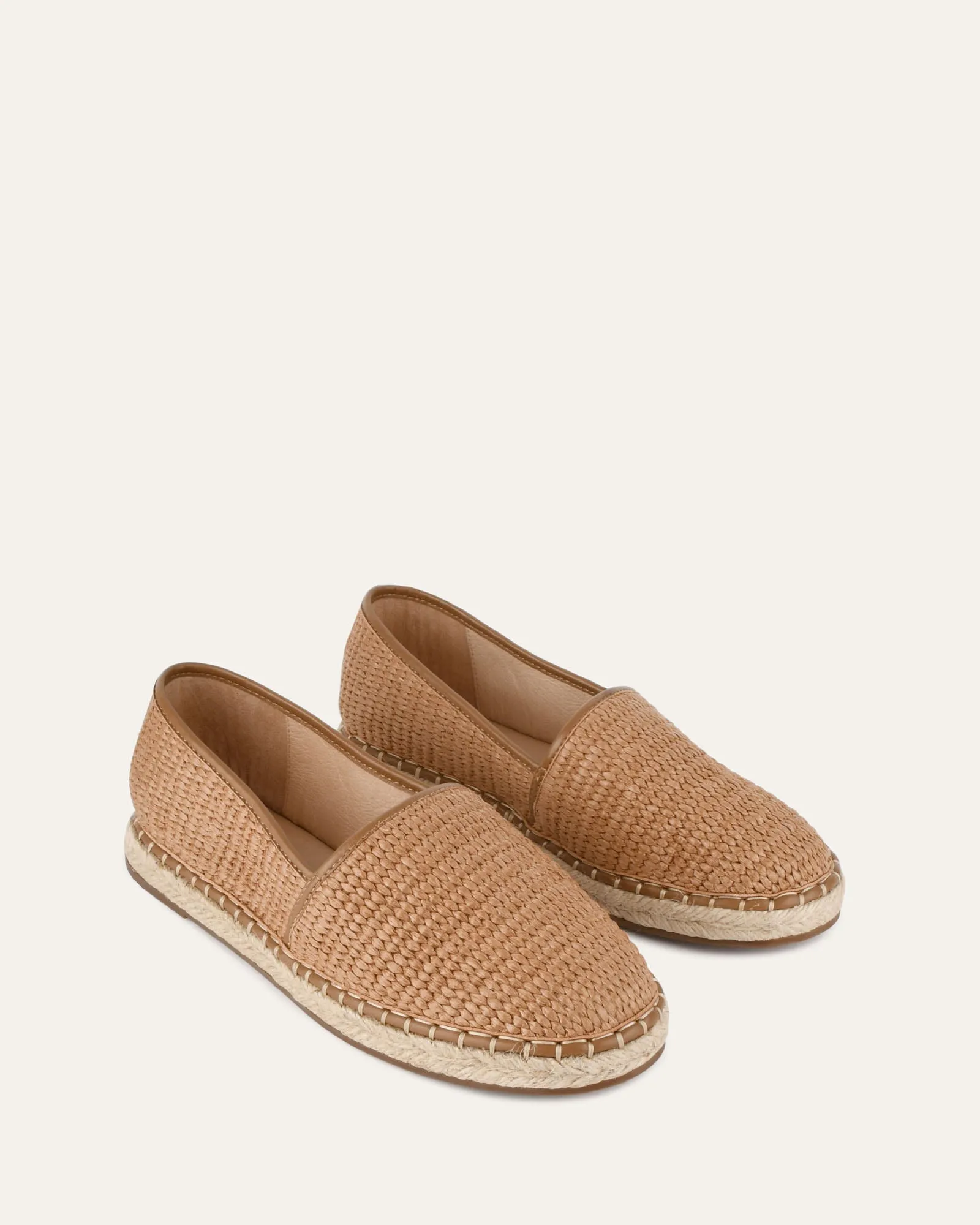 OAKLEY LOAFERS BRAUN RAFFIA