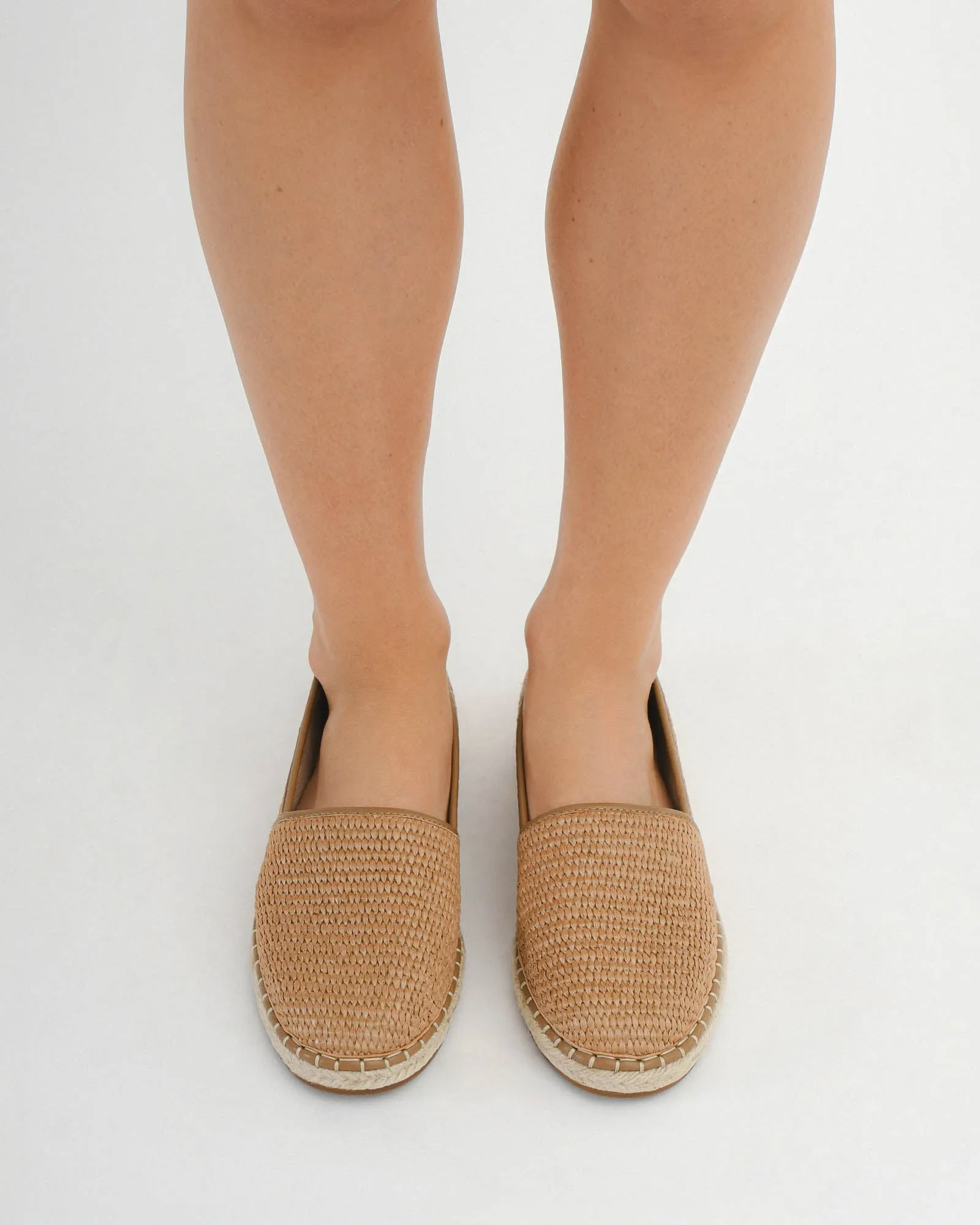 OAKLEY LOAFERS BRAUN RAFFIA