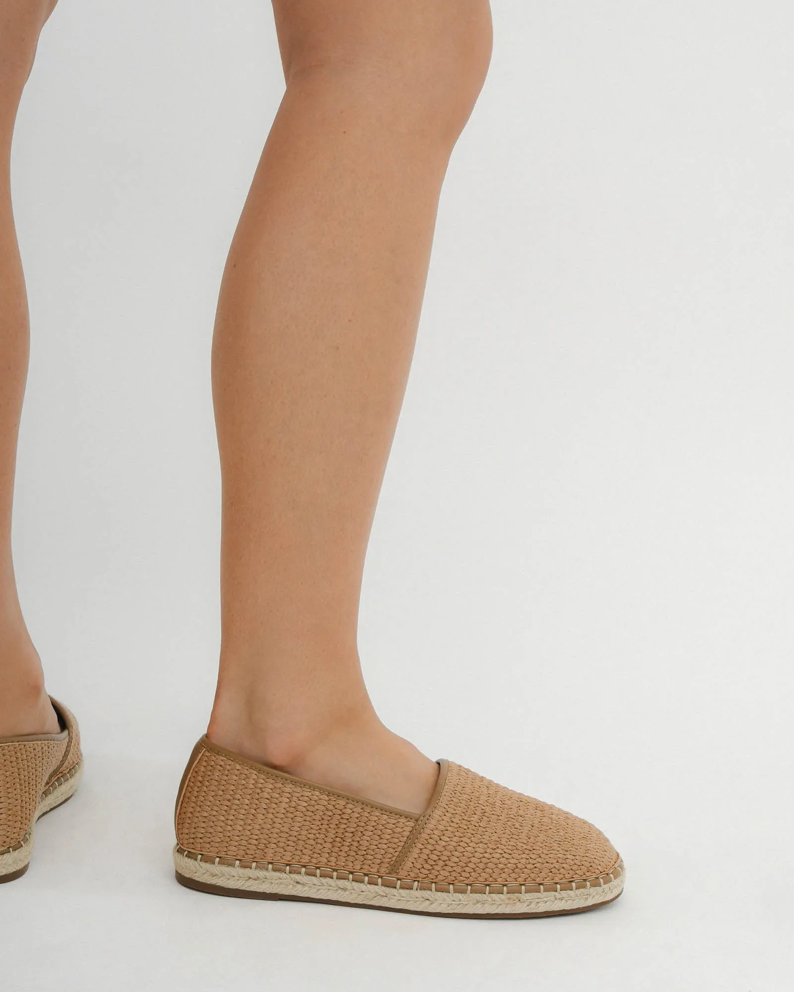 OAKLEY LOAFERS BRAUN RAFFIA