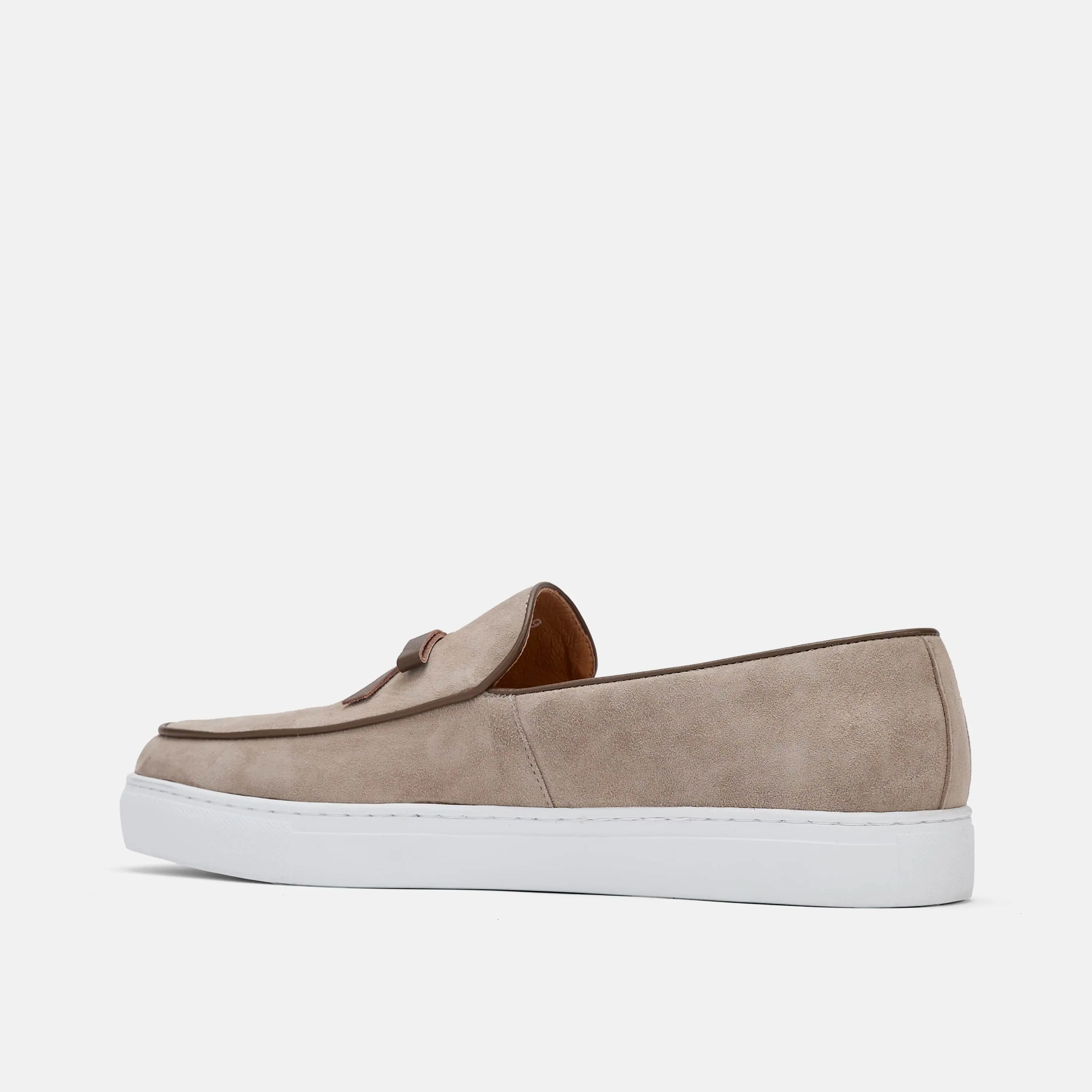 Odell Wüstensand Wildleder Belgische Loafers Sneaker