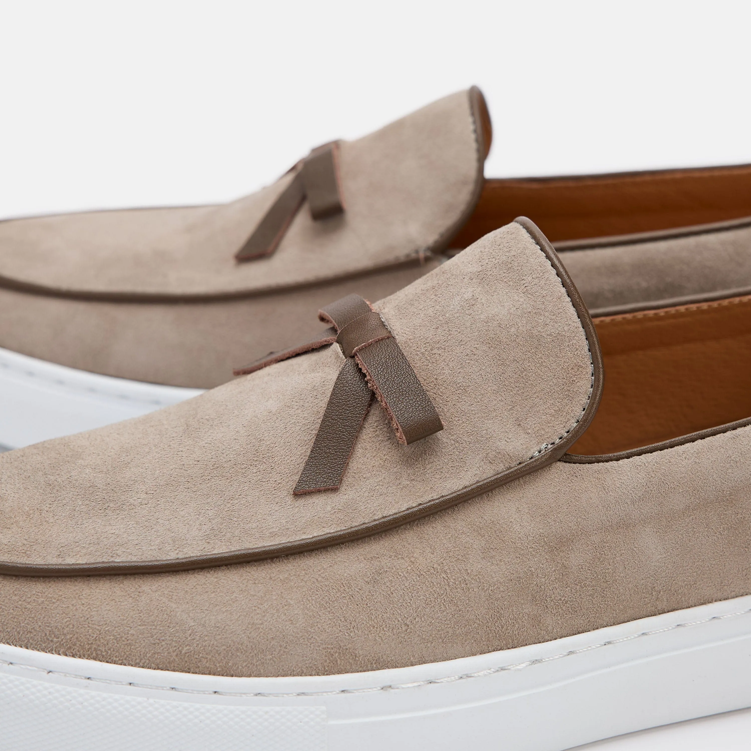 Odell Wüstensand Wildleder Belgische Loafers Sneaker