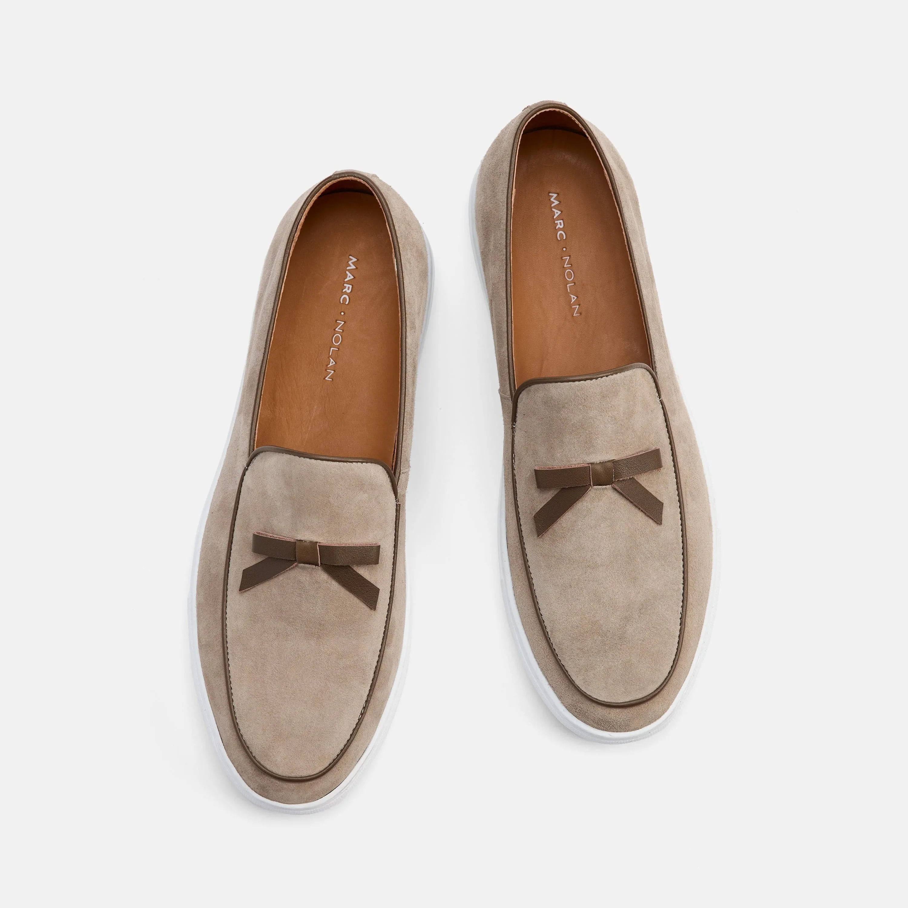 Odell Wüstensand Wildleder Belgische Loafers Sneaker