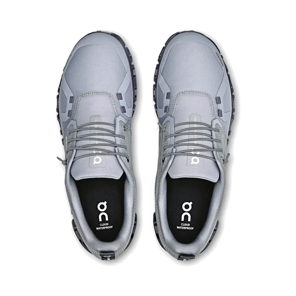 On Men's Cloud 6 wasserdichter Sneaker in Legierung/Wolf