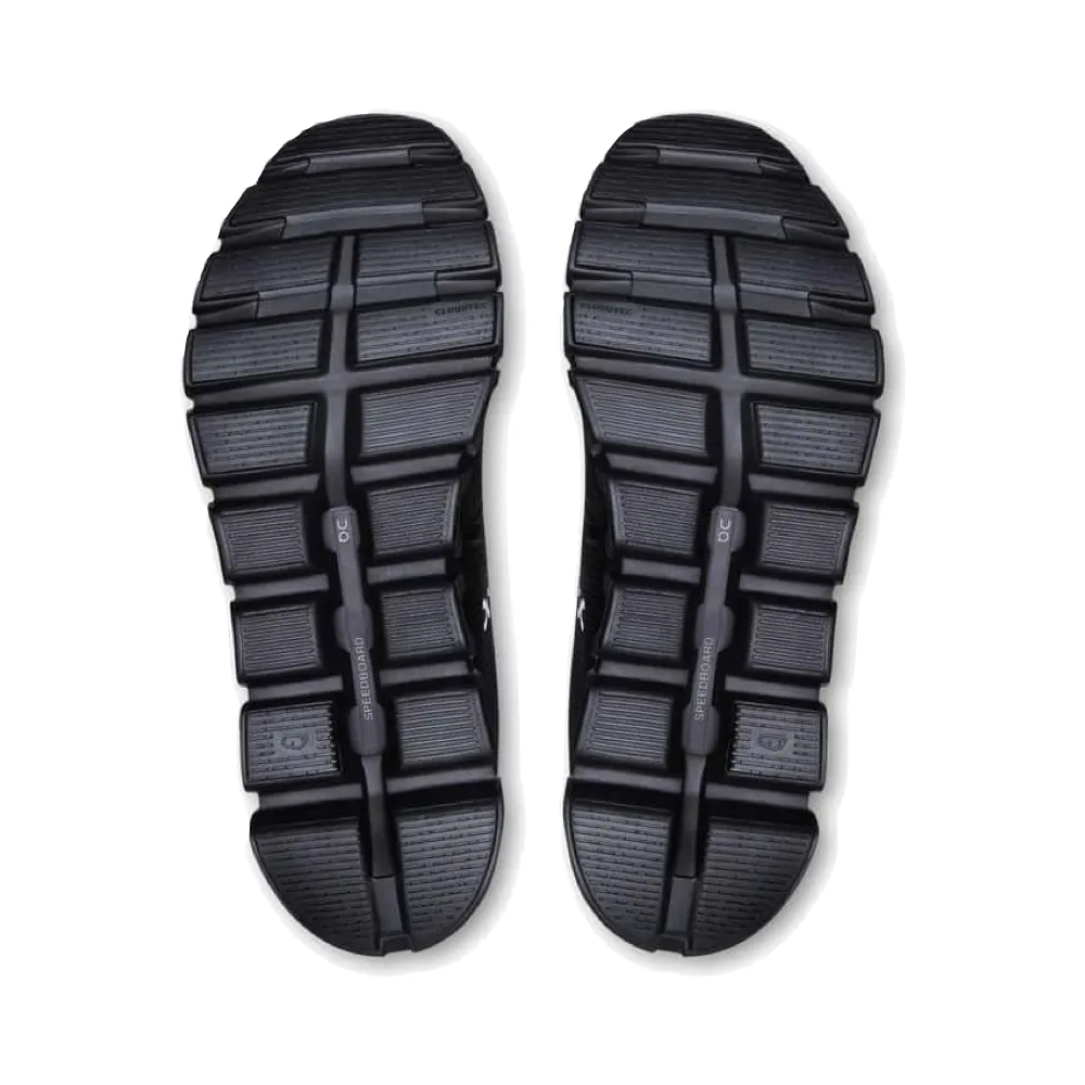 On Men's Cloud 6 wasserdichte Sneaker in Schwarz/Schwarz
